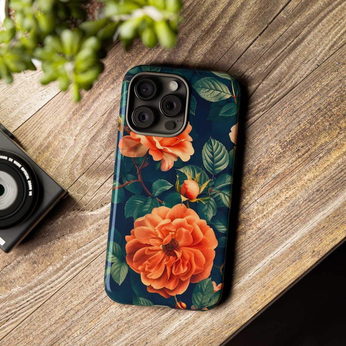 Floral Phone Case, Tough Cases for Nature Lovers, Botanical Design, Phone Protection, Gift for Her, Trending Floral Accessories