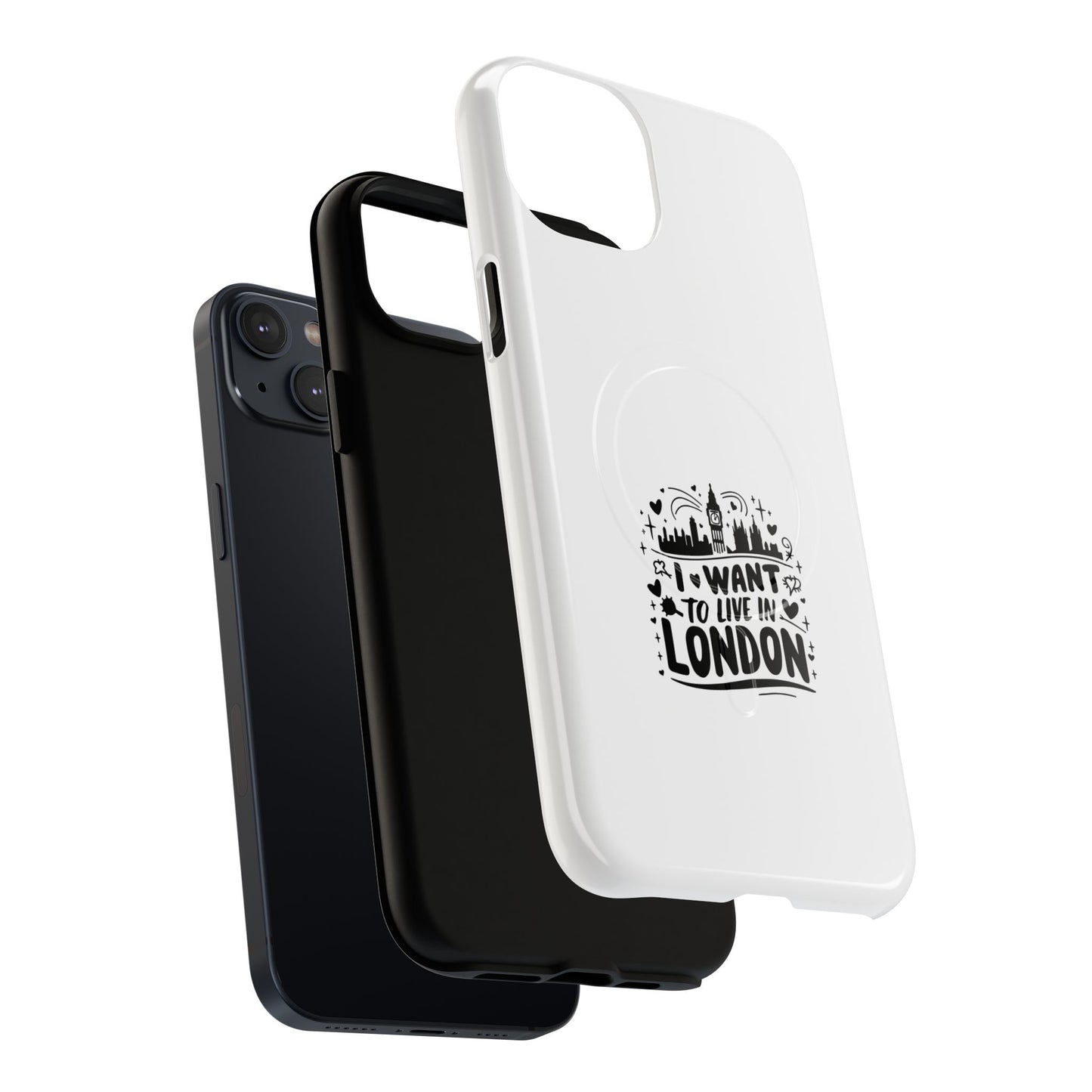 London Dream Tough Magnetic Phone Case, Chic Phone Cover, Ideal Gift for London Lovers, Functional Phone Accessory, Stylish Tech Gear