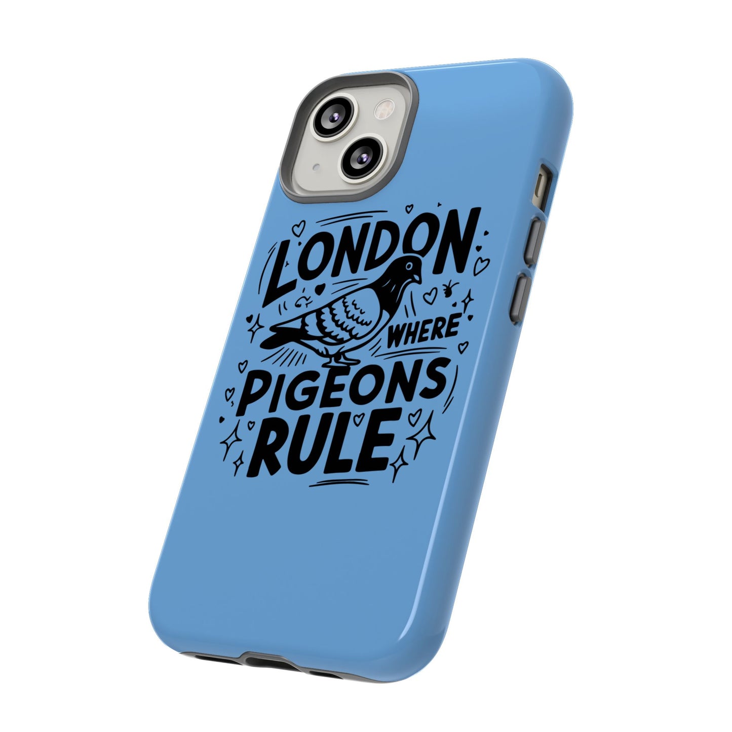 London Pigeon Phone Case, Urban Art Accessory, Tough Phone Cover, Gift for Bird Lovers, London Souvenir, Unique Cell Phone Case