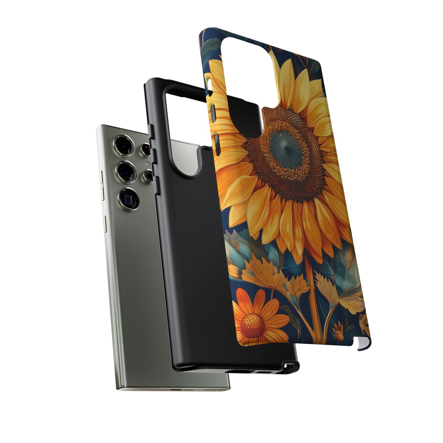 Sunflower Phone Case - Floral Design for Nature Lovers, Cute Spring Accessory, Gift for Her, Eco-Friendly Cover