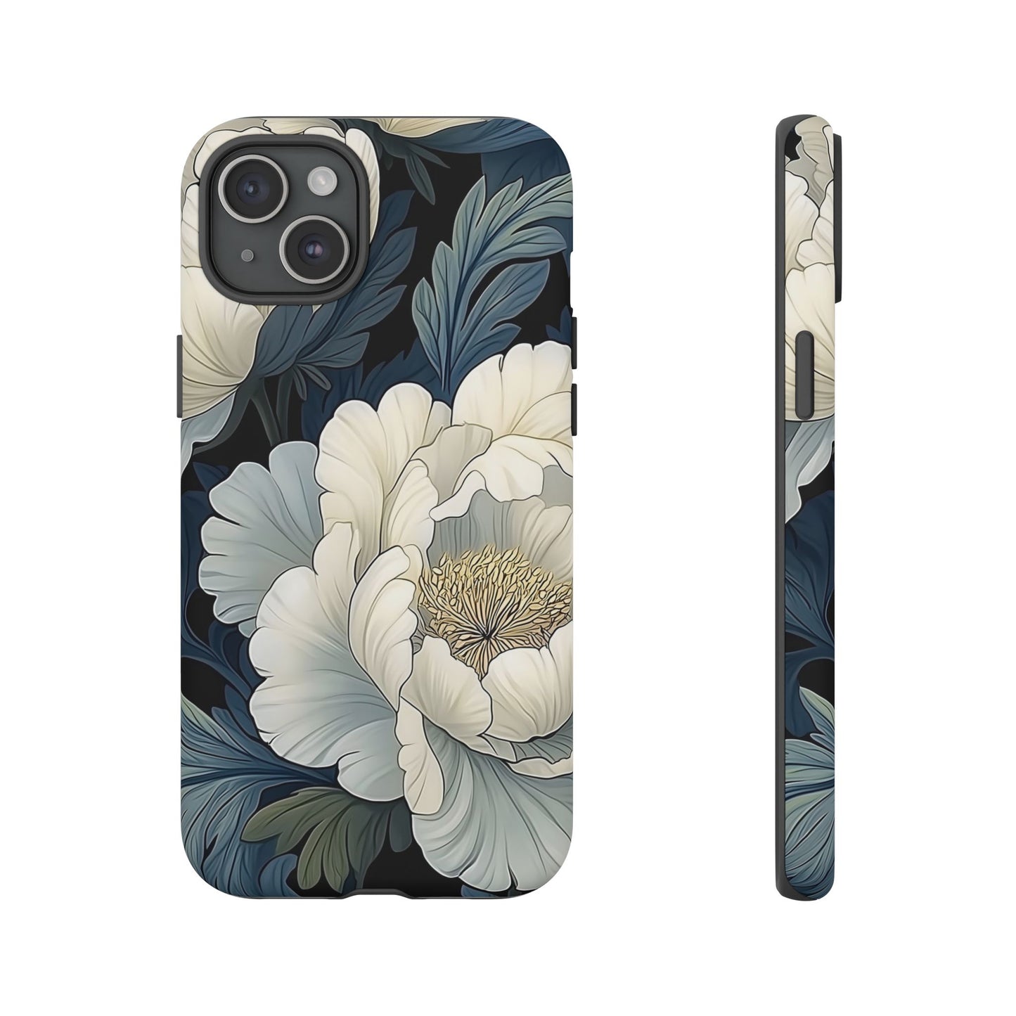 Floral Phone Case - Elegant Tough Cases for Nature Lovers, Stylish Protective Cover for Gifts, Birthdays, Mom's Day, Floral Design