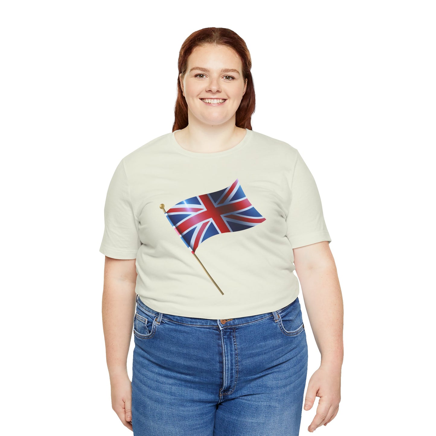 Unisex Jersey Short Sleeve Tee - Classic UK Flag Design - Union Jack Symbol