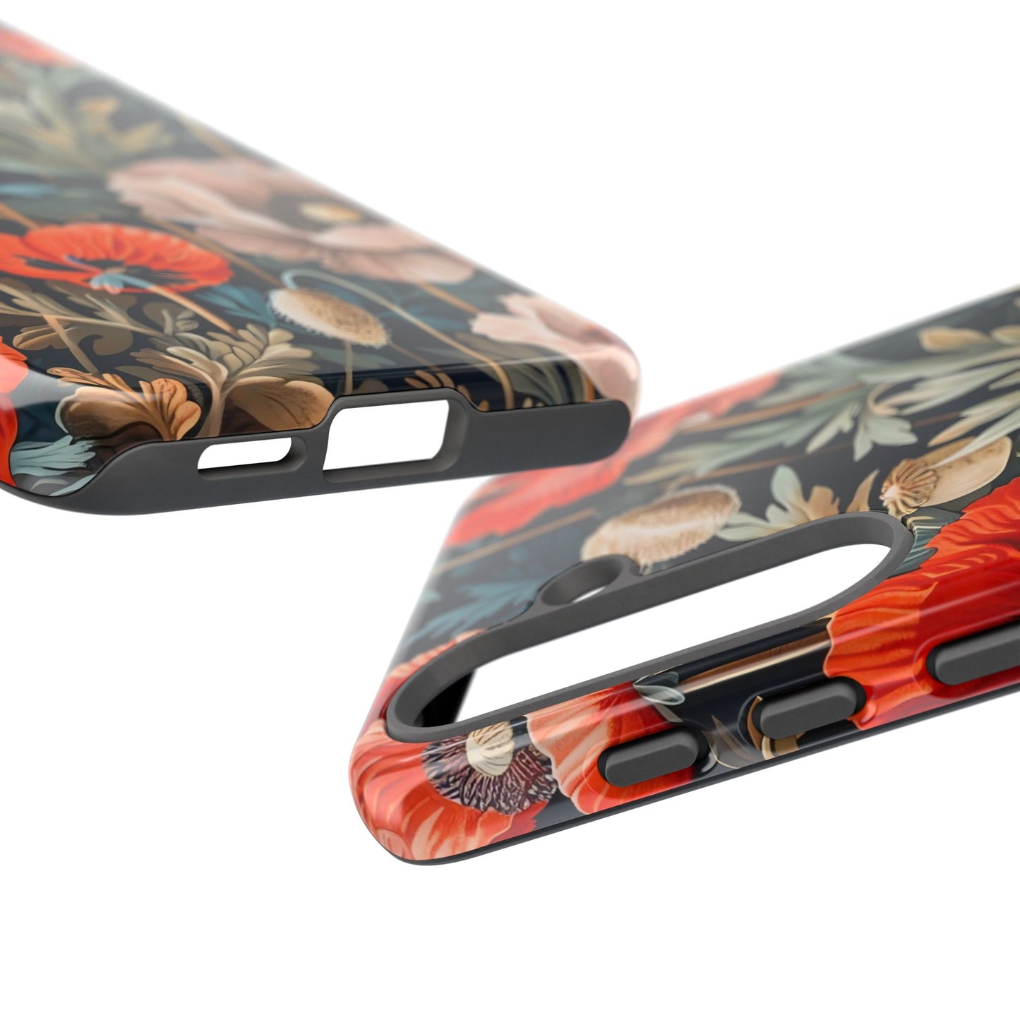 Floral Phone Case - Tough Cases, Flower Design, Chic Tech Accessories, Stylish Gifts, Unique Phone Protectors