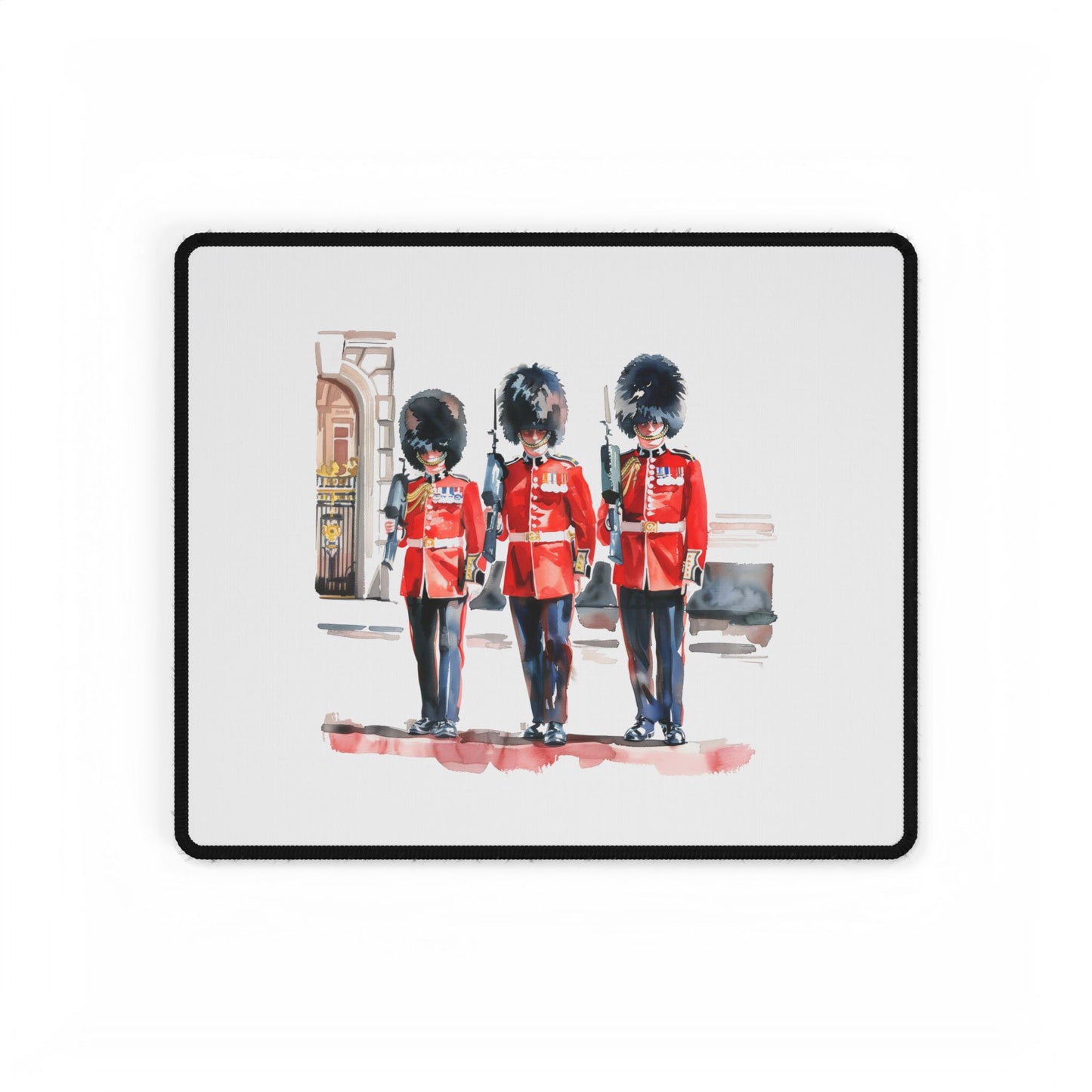 Royal Guards Desk Mat - Elegant Office Decor, Gaming Pad, Personalized Workspace, Gift for Home Office, Unique Desk Accessory
