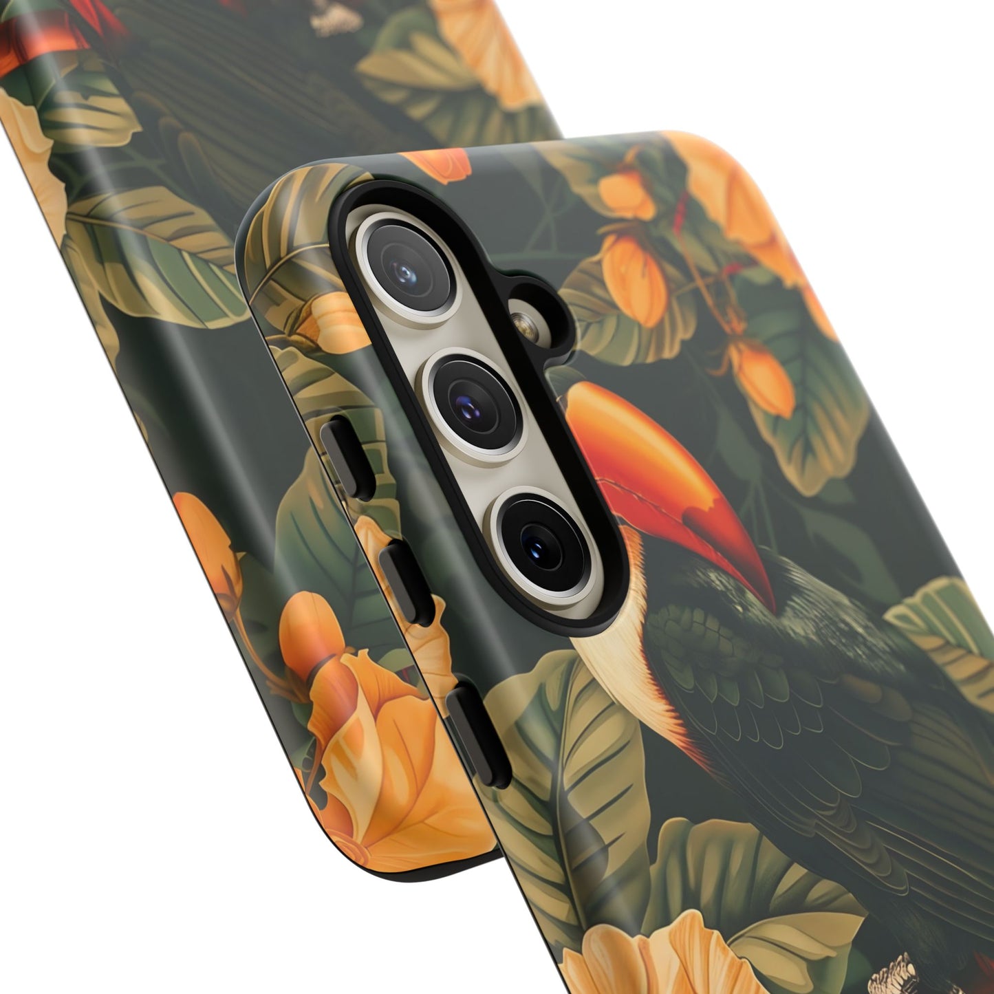 Tropical Toucan Phone Case, Exotic Bird Cover, Nature Lover Gift, Eco-Friendly Design, Customizable Tech Accessory