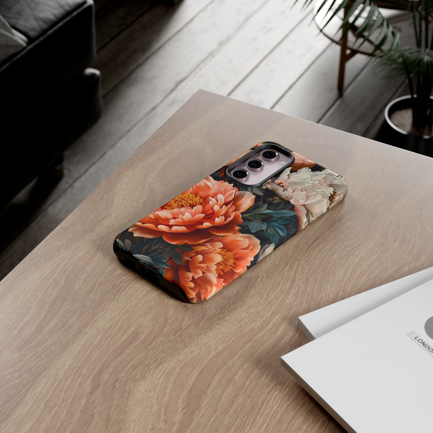 Floral Phone Case - Tough Cases, Durable Cover, Flower Design, Unique Gift, Phone Accessories
