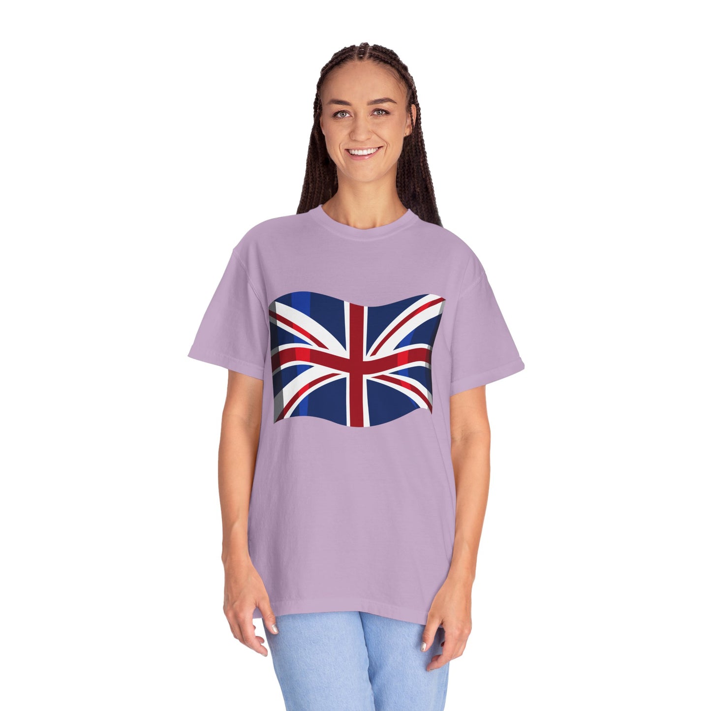 Unisex Garment-Dyed T-shirt - The Union Jack - Symbol of Britain