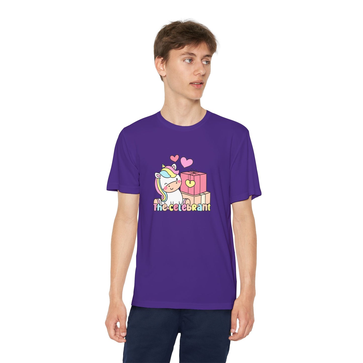 Cute Unicorn - Youth Competitor Tee - Perfect for Birthdays and Celebrations