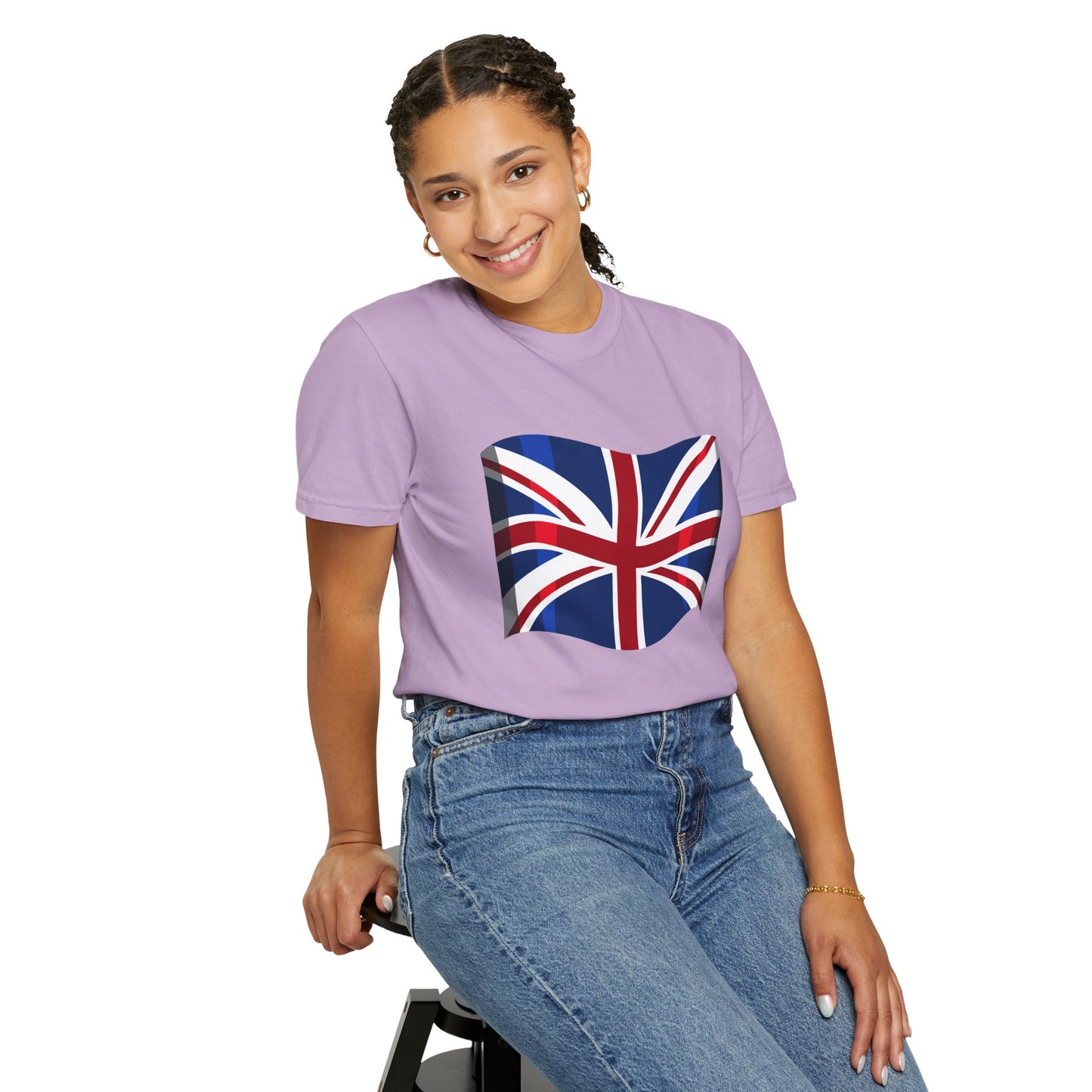 Unisex Garment-Dyed T-shirt - The Union Jack - Symbol of Britain
