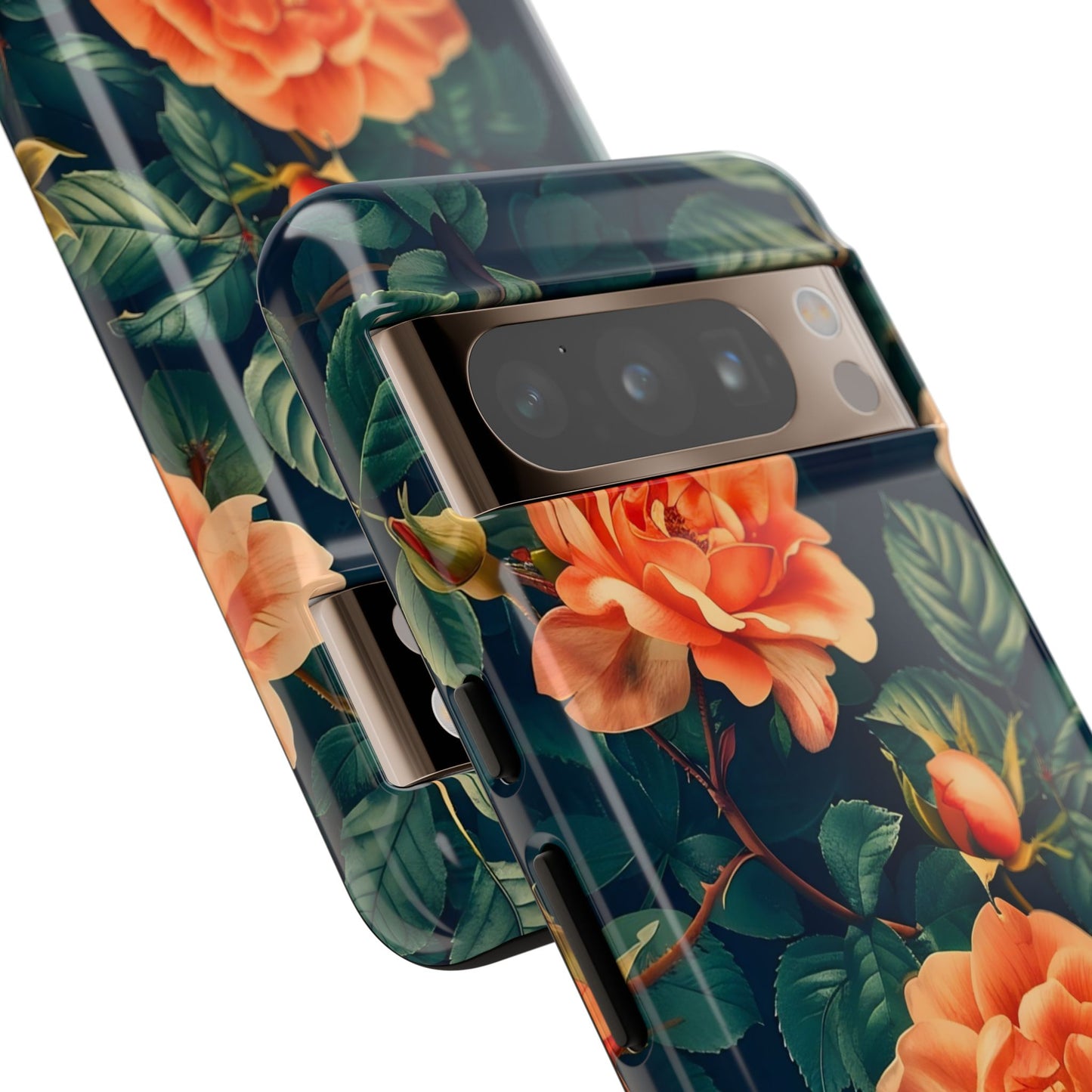 Floral Phone Case, Tough Cases for Nature Lovers, Botanical Design, Phone Protection, Gift for Her, Trending Floral Accessories
