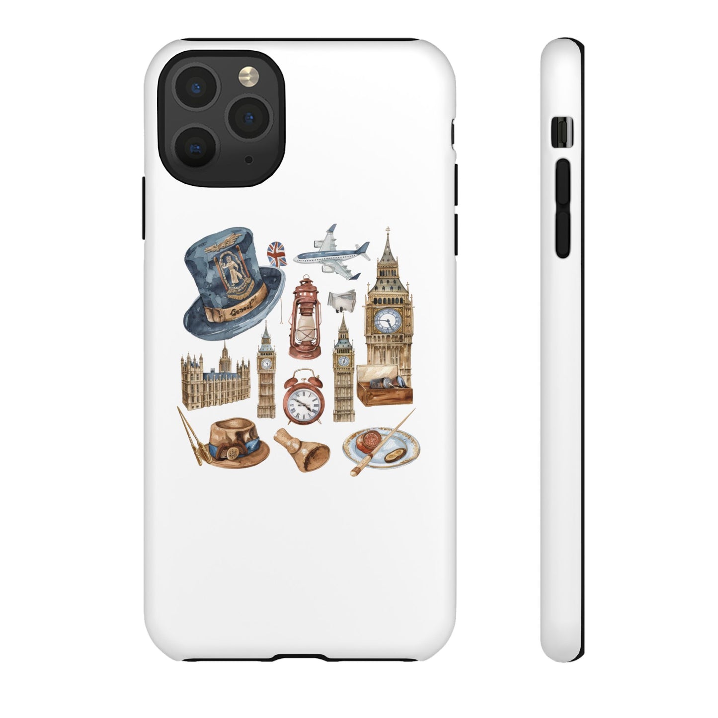 London-Themed Phone Case, Durable iPhone Cover, Gift for Travelers, Unique Cell Phone Accessories, Stylish Gadget Protection