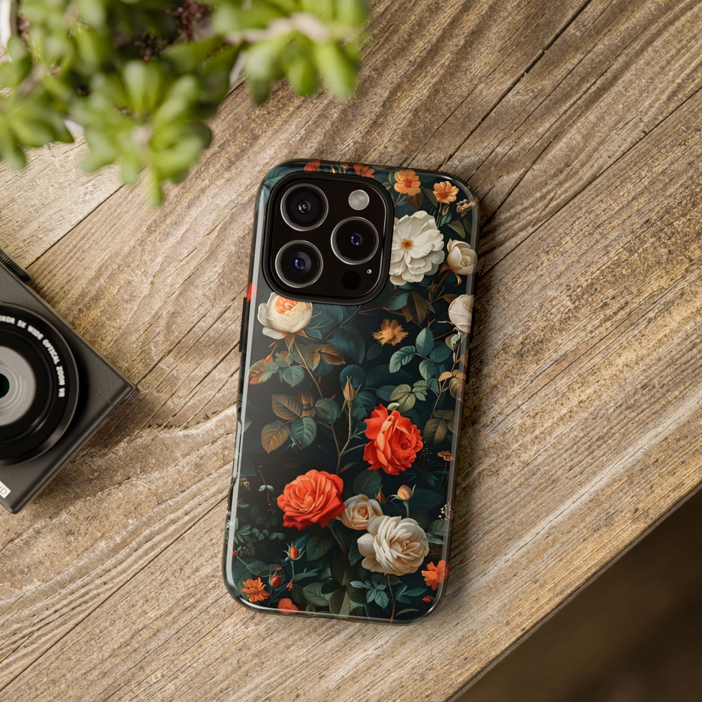 Floral Phone Case | Tough Cases with Elegant Design | Gift for Her, Mother's Day, Birthdays, Personalized, Trendy Tech Accessories