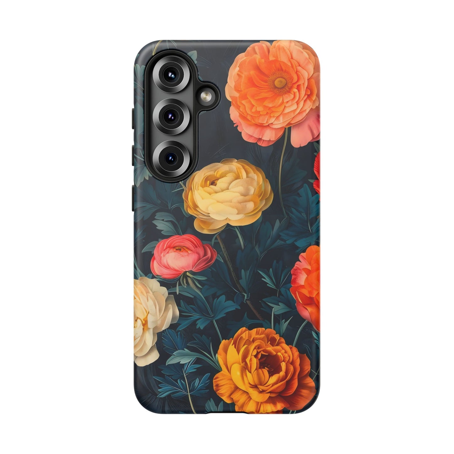 Floral Phone Case - Tough Cases, Stylish Protection, Gift for Flower Lovers, Customizable Cover, Floral Design Mobile Accessory