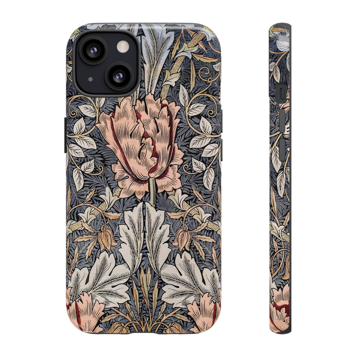 Floral Phone Case, Tough Cases for Stylish Protection, Flower Design, Gift for Her, Phone Accessories, Trendy Mobile Covers