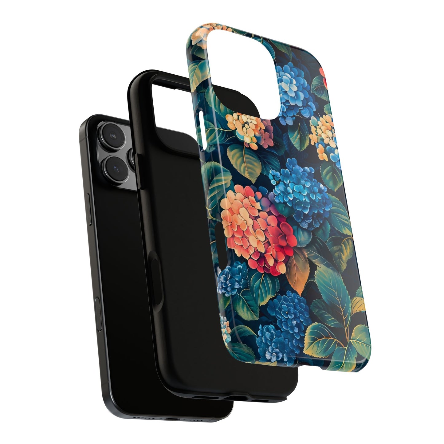 Floral Phone Case, Stylish Tough Case for Gardener Gift, Flower Lover Accessory, Pretty Floral Design, Protective Case