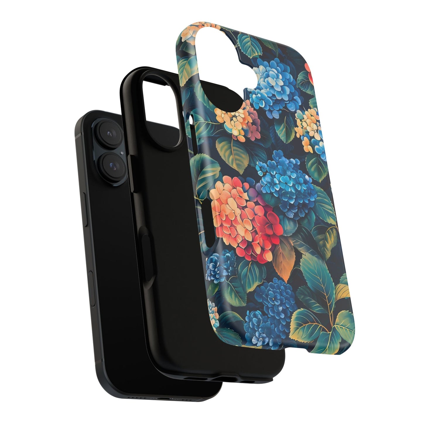 Floral Tough Phone Case, Durable Smartphone Cover, Flower Design, Gift for Her, Stylish Protection