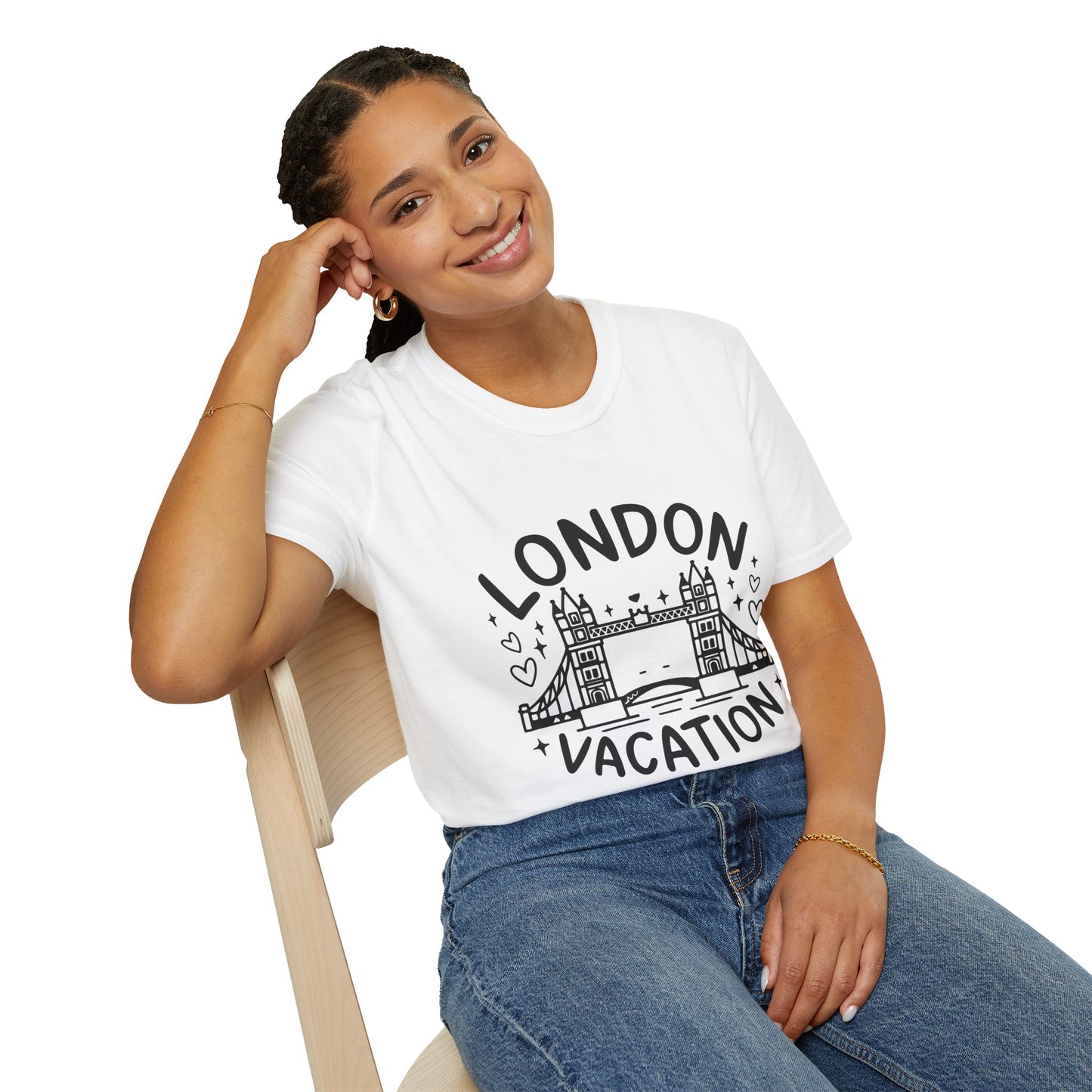 Unisex Softstyle T-Shirt - London's Relaxing Vacation