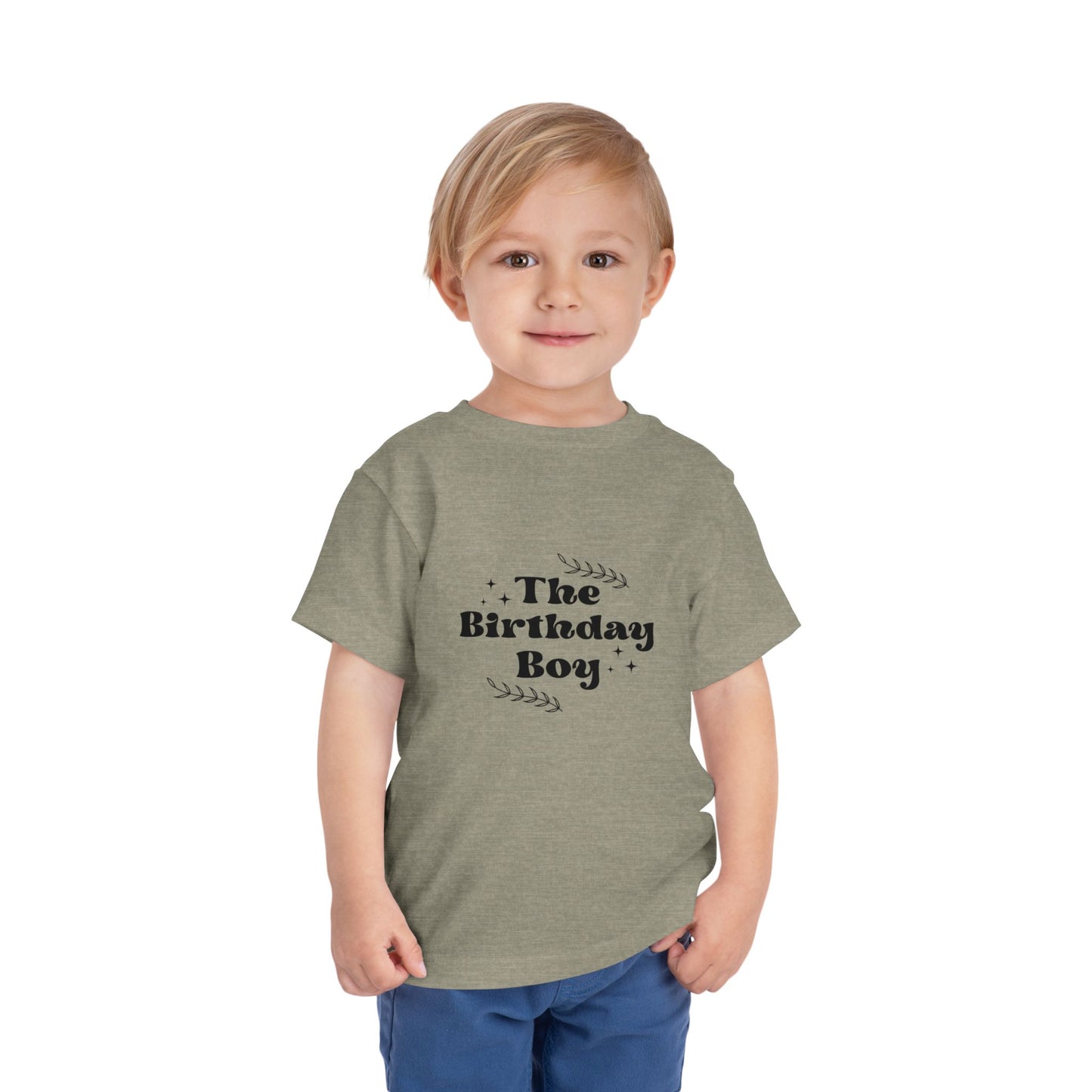 Toddler Tee - The Birthday Boy – A Joyful Celebration - Cute Short Sleeve Shirt for Celebrations