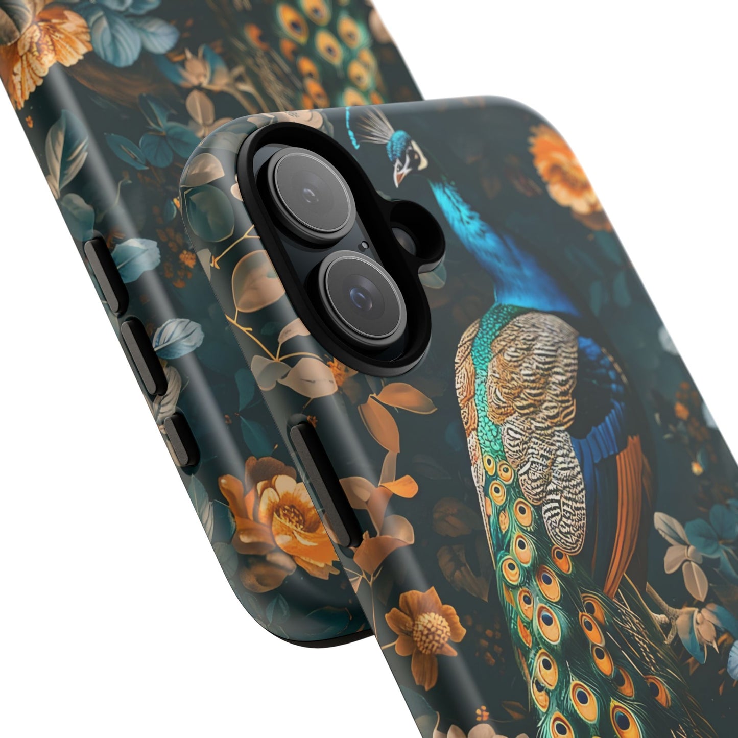Peacock Phone Case - Elegant Floral Design, Tough Case for Protection, Unique Gift for Nature Lovers, Stylish Accessory, Eco-Friendly