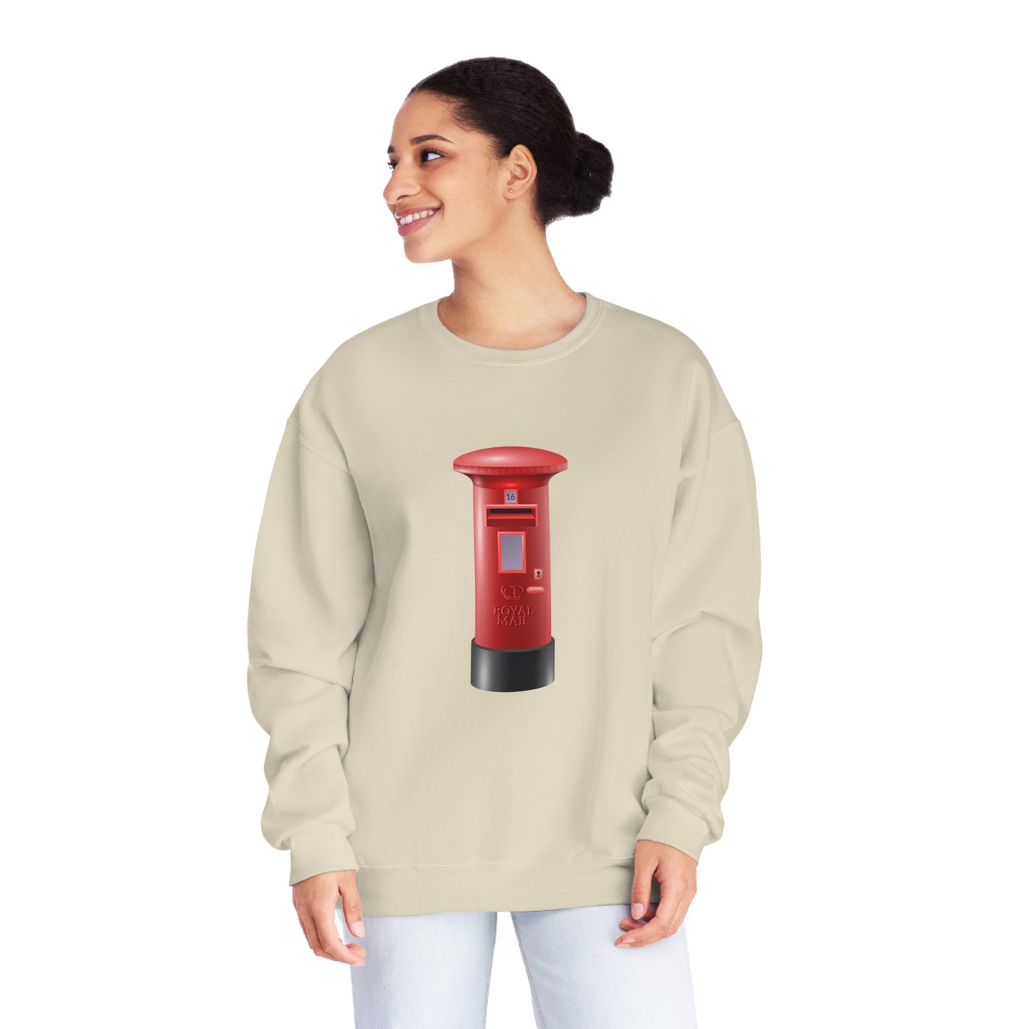 Unisex NuBlend® Crewneck Sweatshirt - Classic UK Royal Mailbox