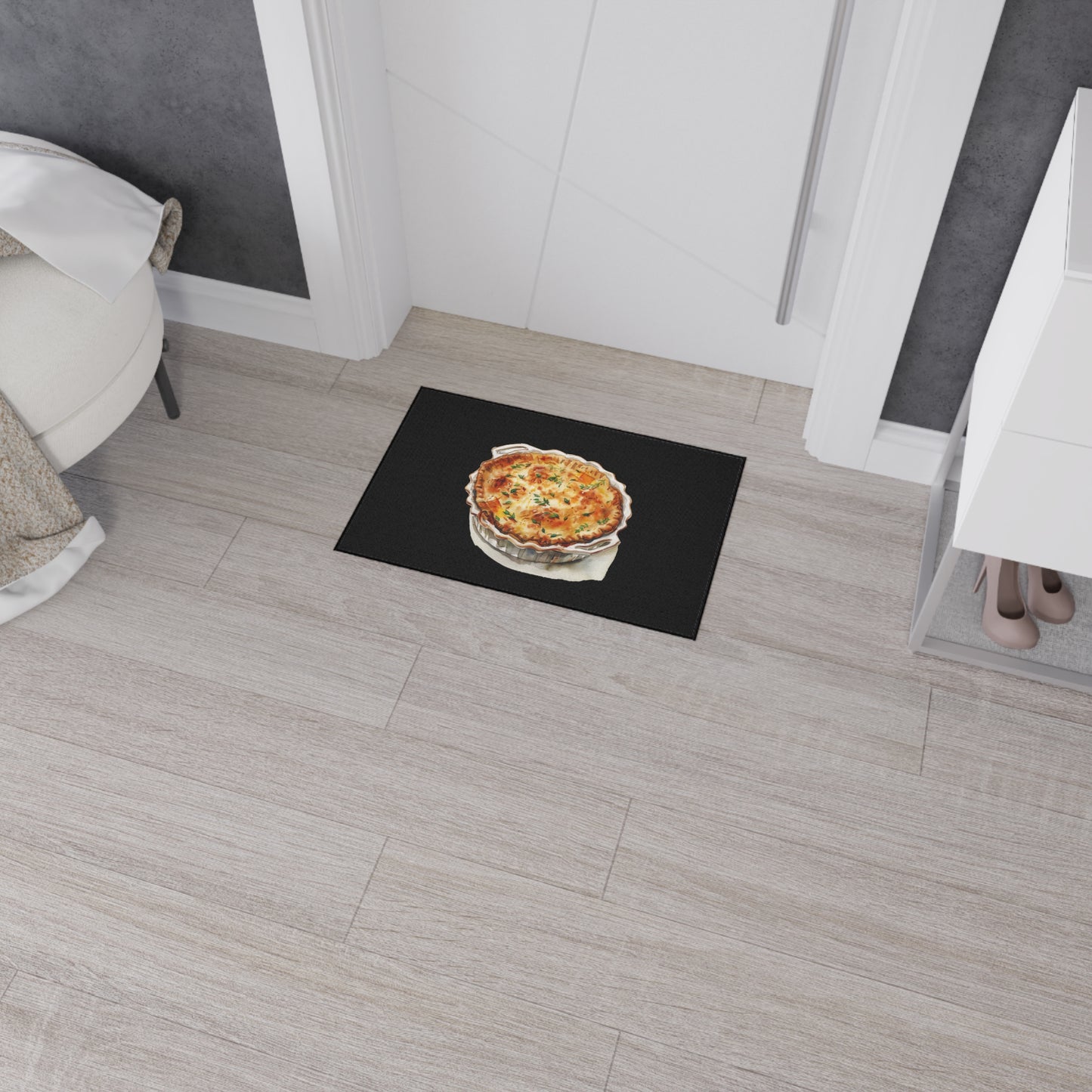 Elegant Kitchen Floor Mat, Premium Mat for Cookware, Heat Resistant Mat, Kitchen Decor, Gift for Foodies, Durable Heavy Duty Mat