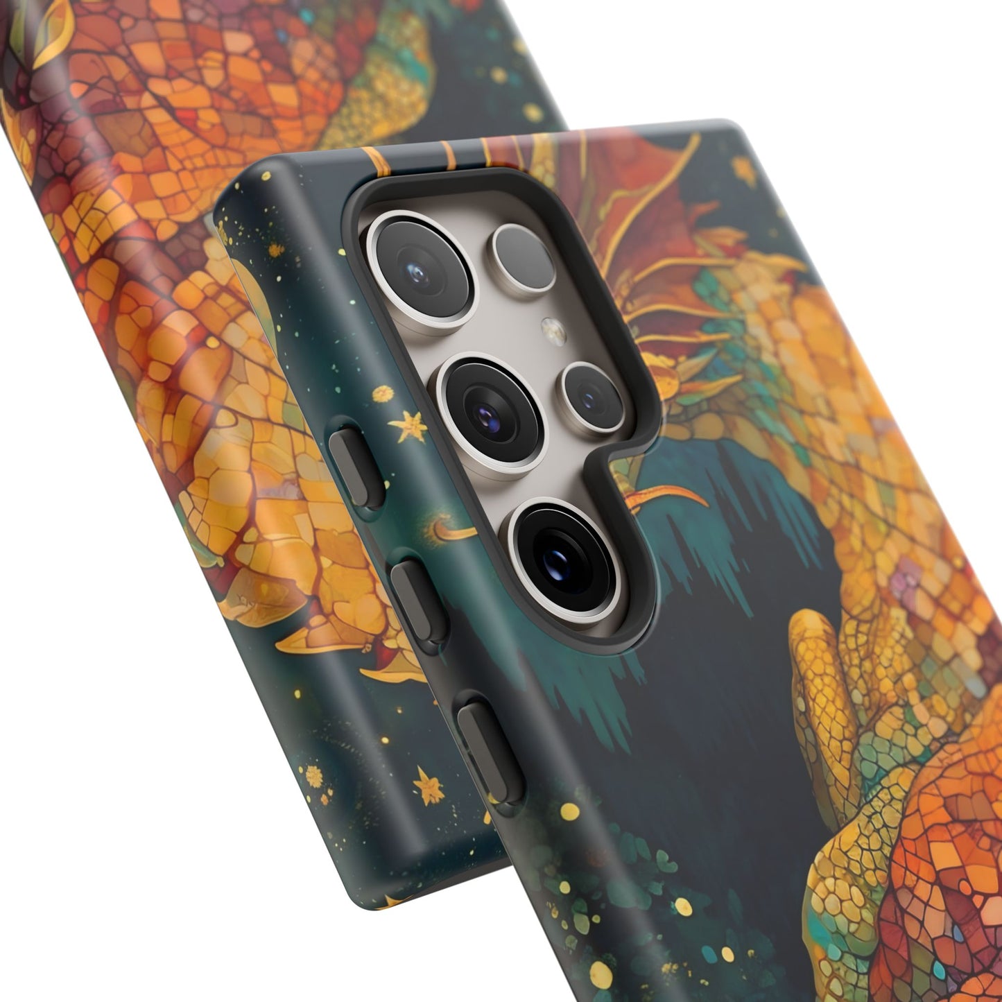 Dragon Art Phone Case, Tough Phone Cover, Fantasy Gift, Unique Mobile Accessory, Dragon Lover Gift, Stylish Protection