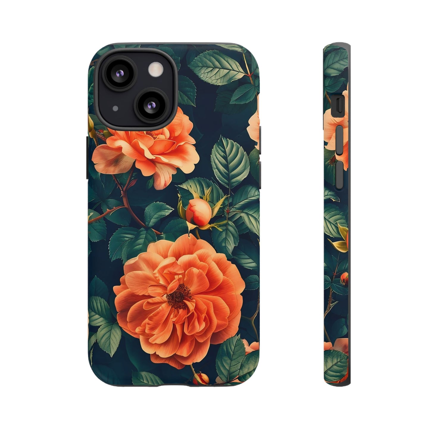 Floral Phone Case, Tough Cases for Nature Lovers, Botanical Design, Phone Protection, Gift for Her, Trending Floral Accessories
