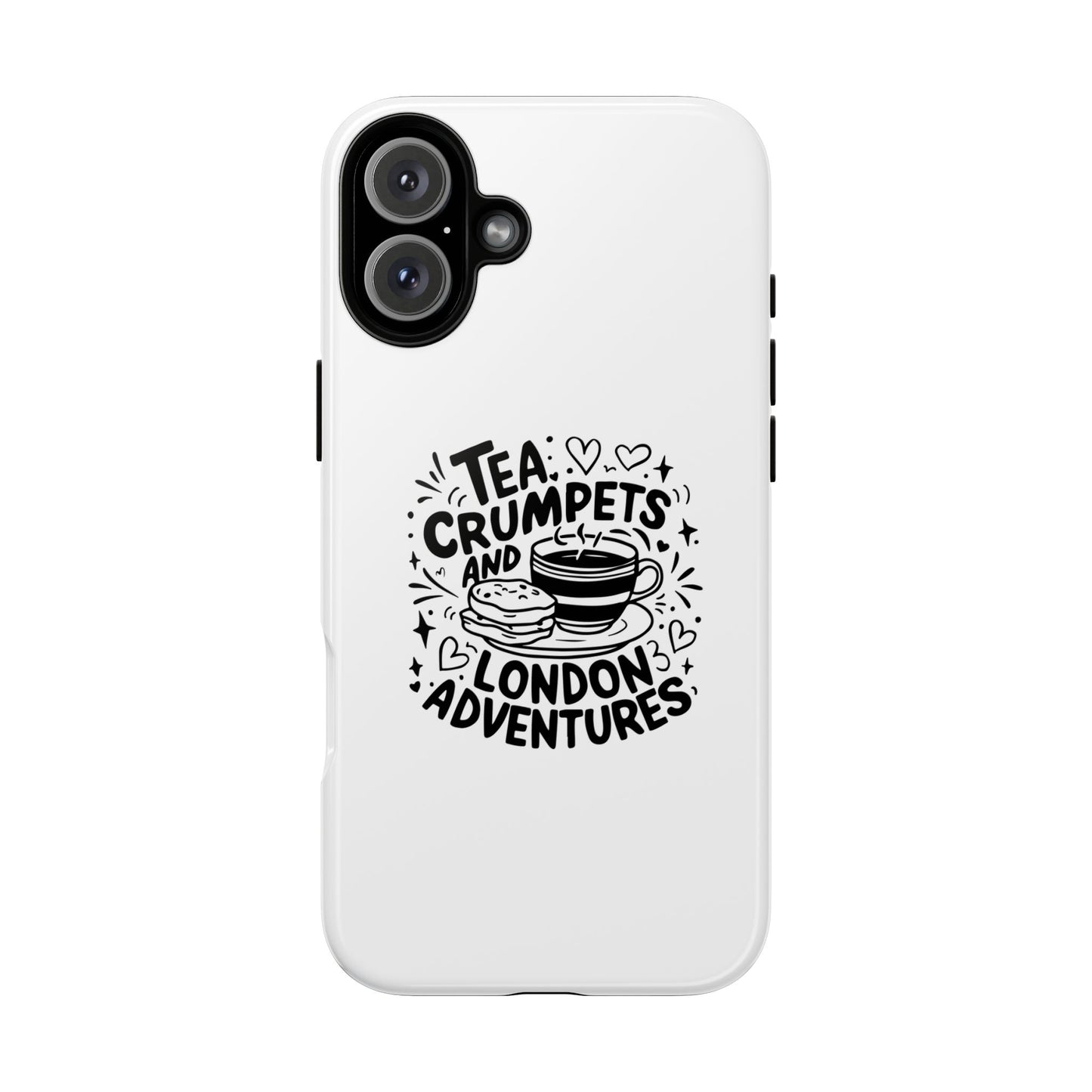 London Adventures Phone Case - Tea & Crumpets Design
