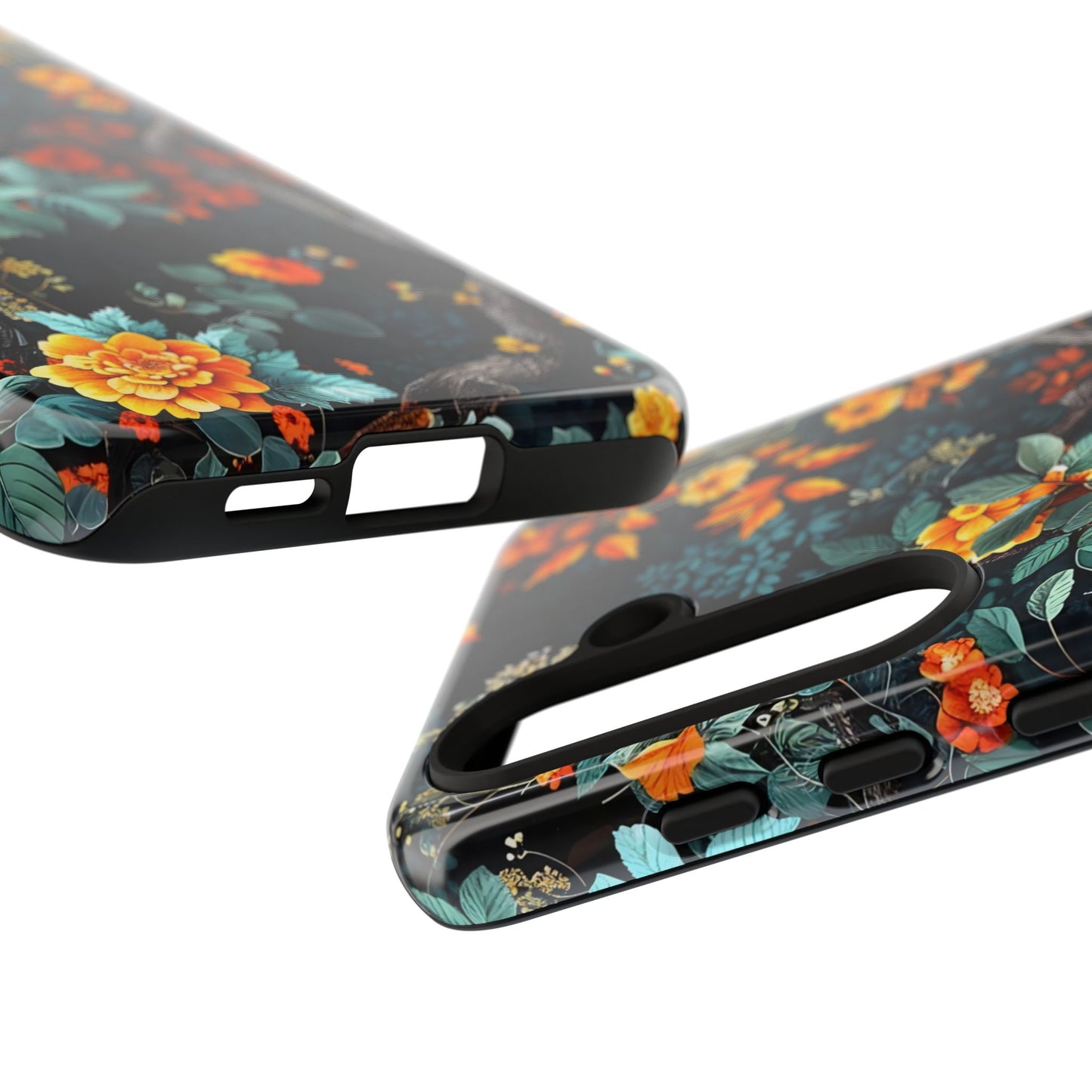 Floral Phone Case | Tough Cases, Protective Cover, Gift for Her, Autumn Vibes, Floral Phone Accessory, Unique Design