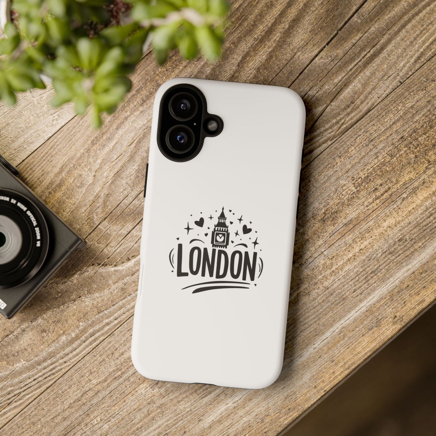Stylish Phone Case for London Lovers, London Gift, Travel Accessory, Unique Smartphone Case, Cityscape Phone Cover