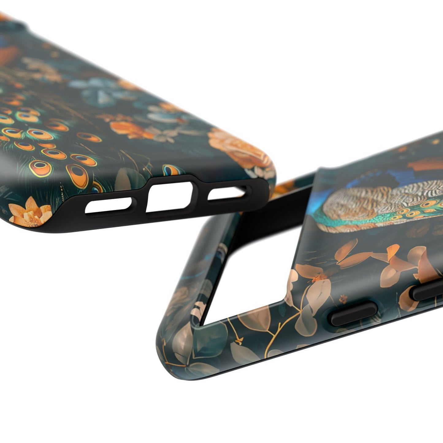 Peacock Phone Case - Elegant Floral Design, Tough Case for Protection, Unique Gift for Nature Lovers, Stylish Accessory, Eco-Friendly