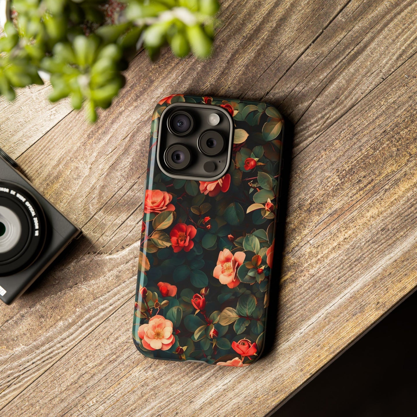 Floral Phone Case - Elegant Floral Design, Tough Protective Case, Perfect Gift for Her, Trendy Phone Accessories, Mother’s Day, Birthday