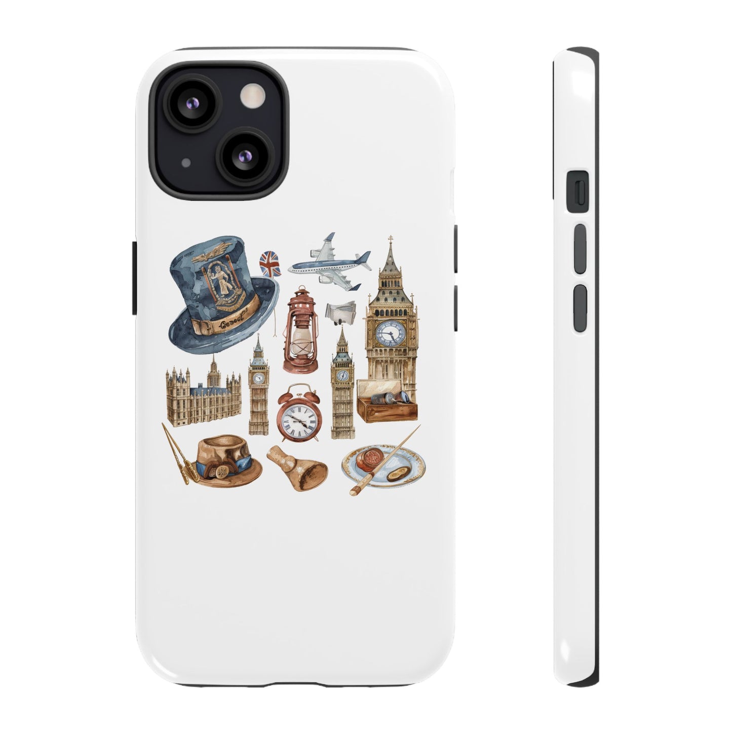 London-Themed Phone Case, Durable iPhone Cover, Gift for Travelers, Unique Cell Phone Accessories, Stylish Gadget Protection