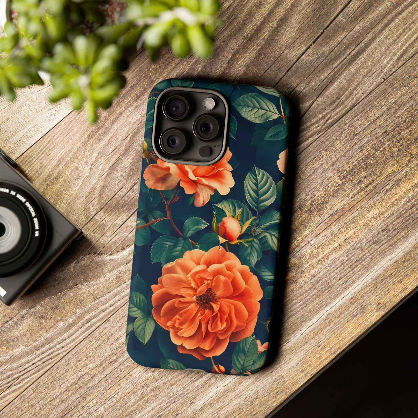 Floral Phone Case, Tough Cases for Nature Lovers, Botanical Design, Phone Protection, Gift for Her, Trending Floral Accessories