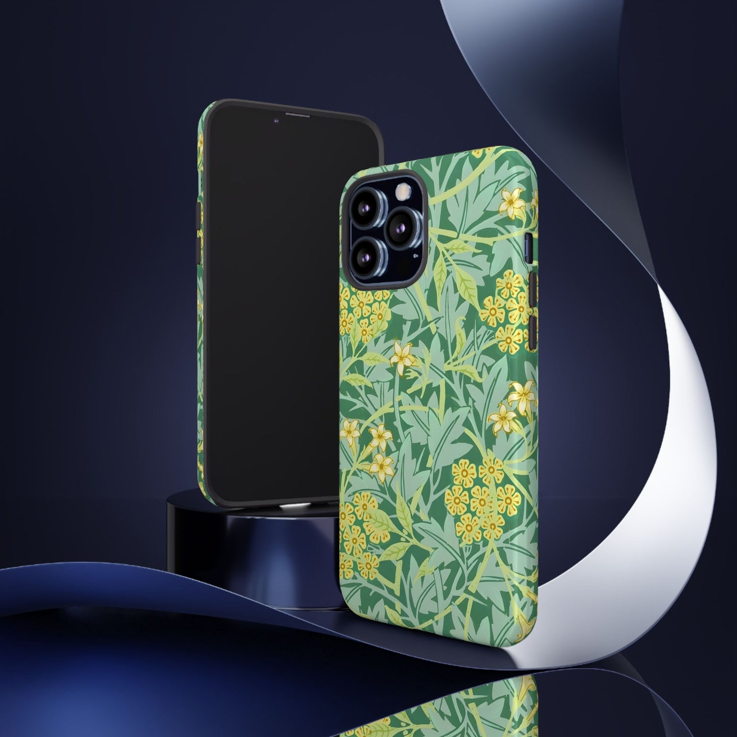 Tough Cases Organic Floral Phone Case, Stylish iPhone Cover, Eco-Friendly Gift, Nature Lover Accessory, Spring Decor, Unique Phone Protector