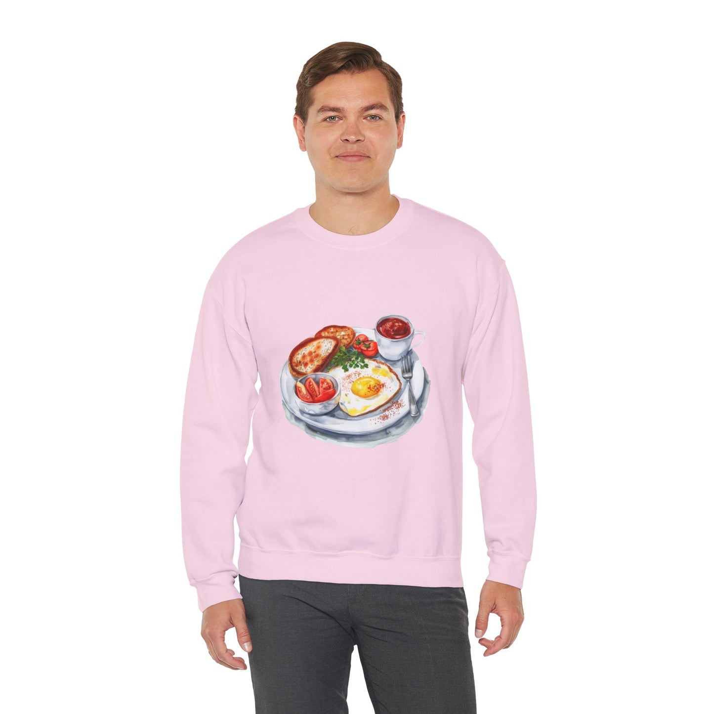 Unisex Heavy Blend™ Crewneck Sweatshirt Trendy - British Food Traditional Dishes