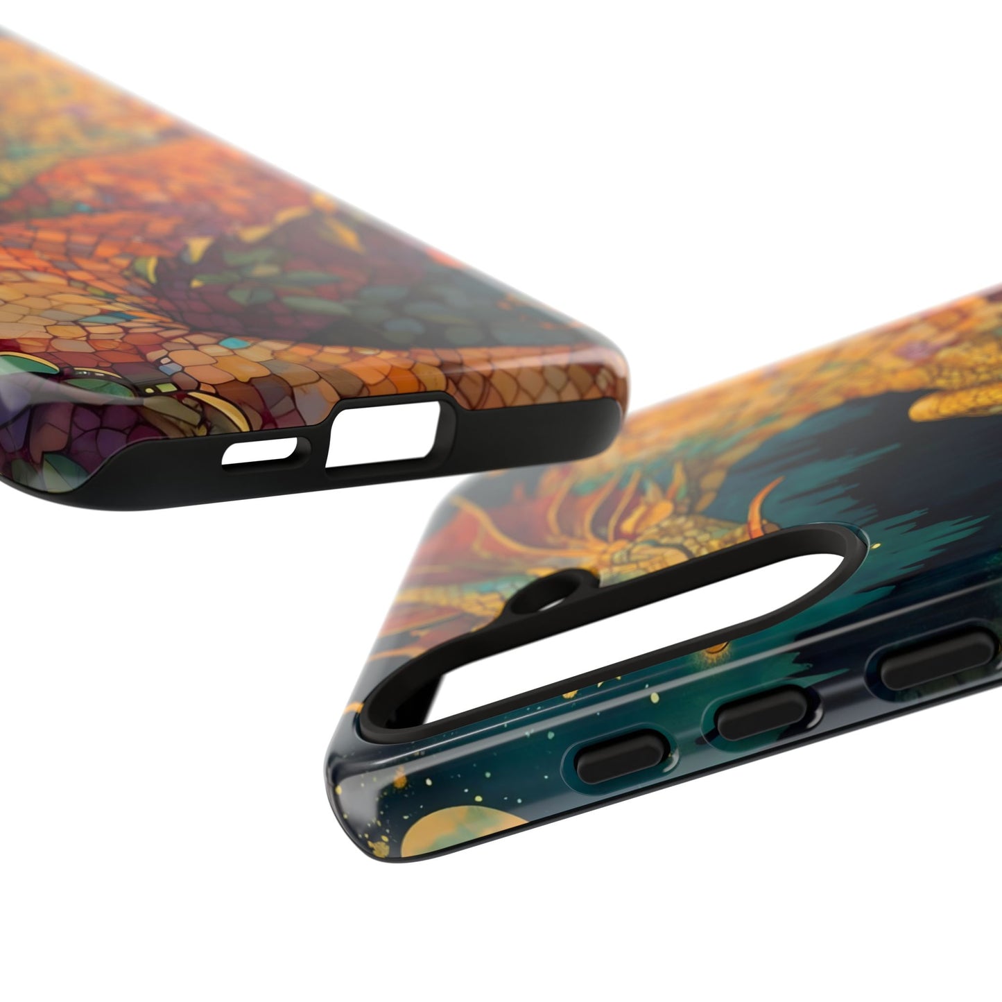 Dragon Art Phone Case, Tough Phone Cover, Fantasy Gift, Unique Mobile Accessory, Dragon Lover Gift, Stylish Protection