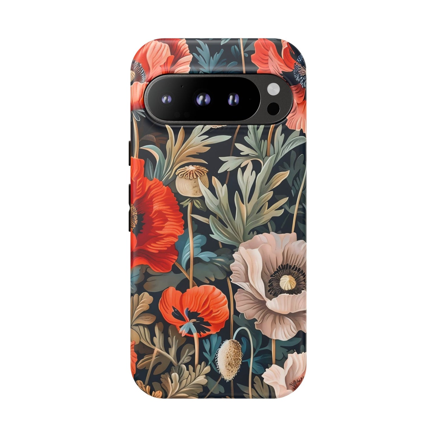 Floral Phone Case - Tough Cases, Flower Design, Chic Tech Accessories, Stylish Gifts, Unique Phone Protectors
