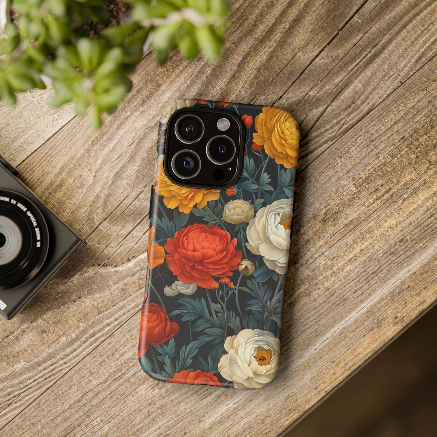 Floral Tough Case for Phones | Durable Floral Phone Cover, Boho Chic, Unique Gift for Her, Phone Protection, Flower Design