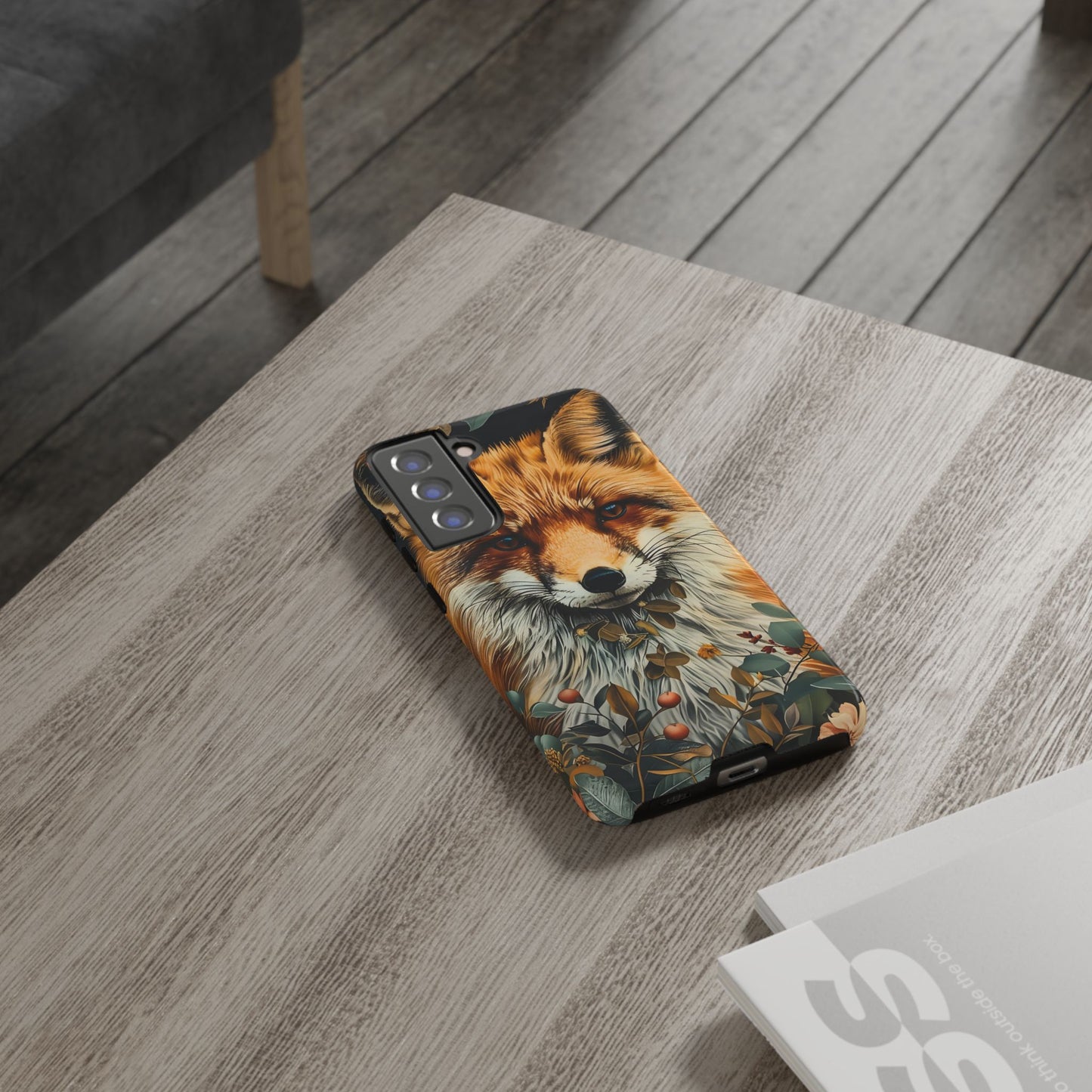 Fox Design Tough Phone Case - Nature Lover's Gift, Wildlife Accessory, Stylish Protection, Eco-Friendly Mobile Cover