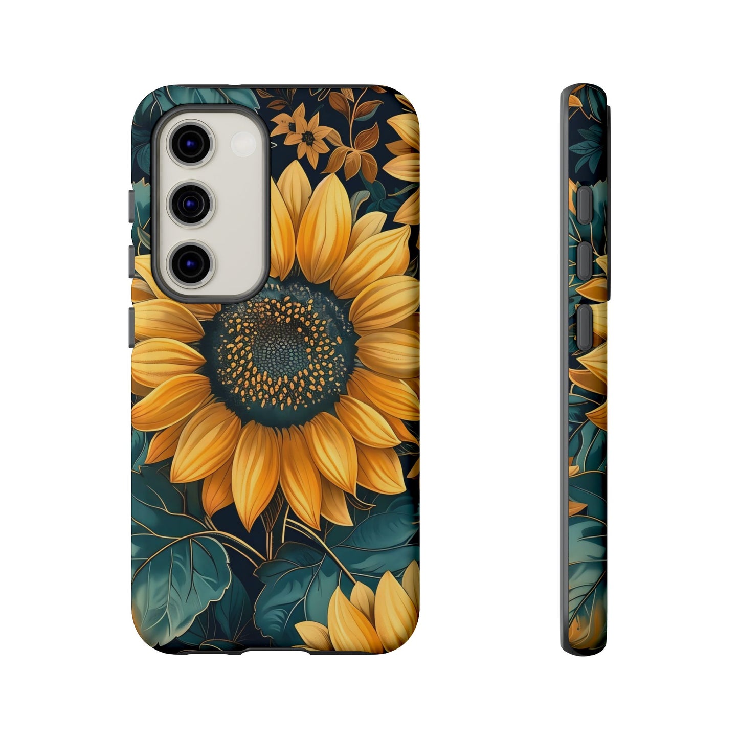 Sunflower Phone Case - Bright Floral Design, Stylish Tough Cover for Sunflower Lovers, Gift for Plant Enthusiasts, Mom Gift, Nature Lovers