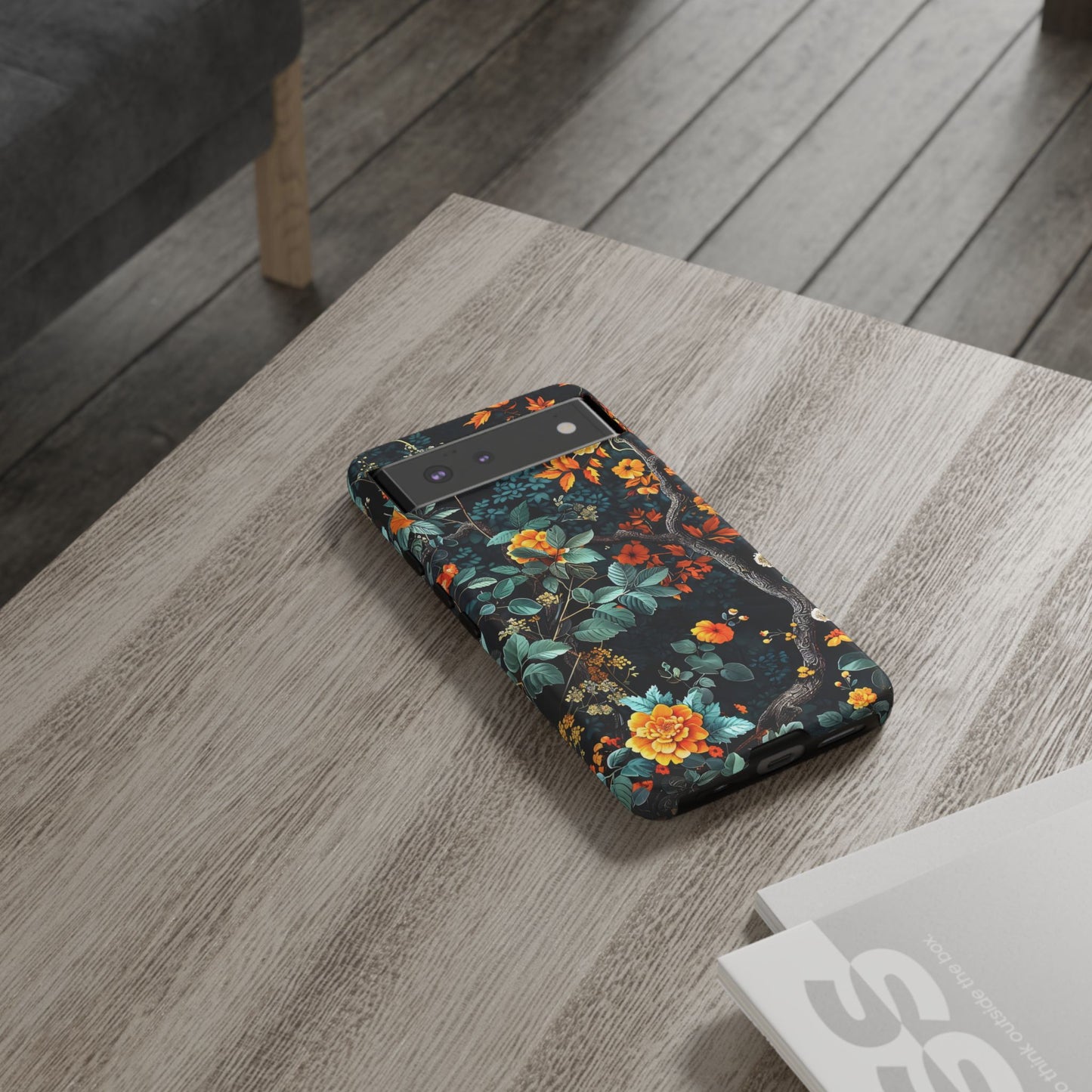 Floral Phone Case | Tough Cases, Protective Cover, Gift for Her, Autumn Vibes, Floral Phone Accessory, Unique Design