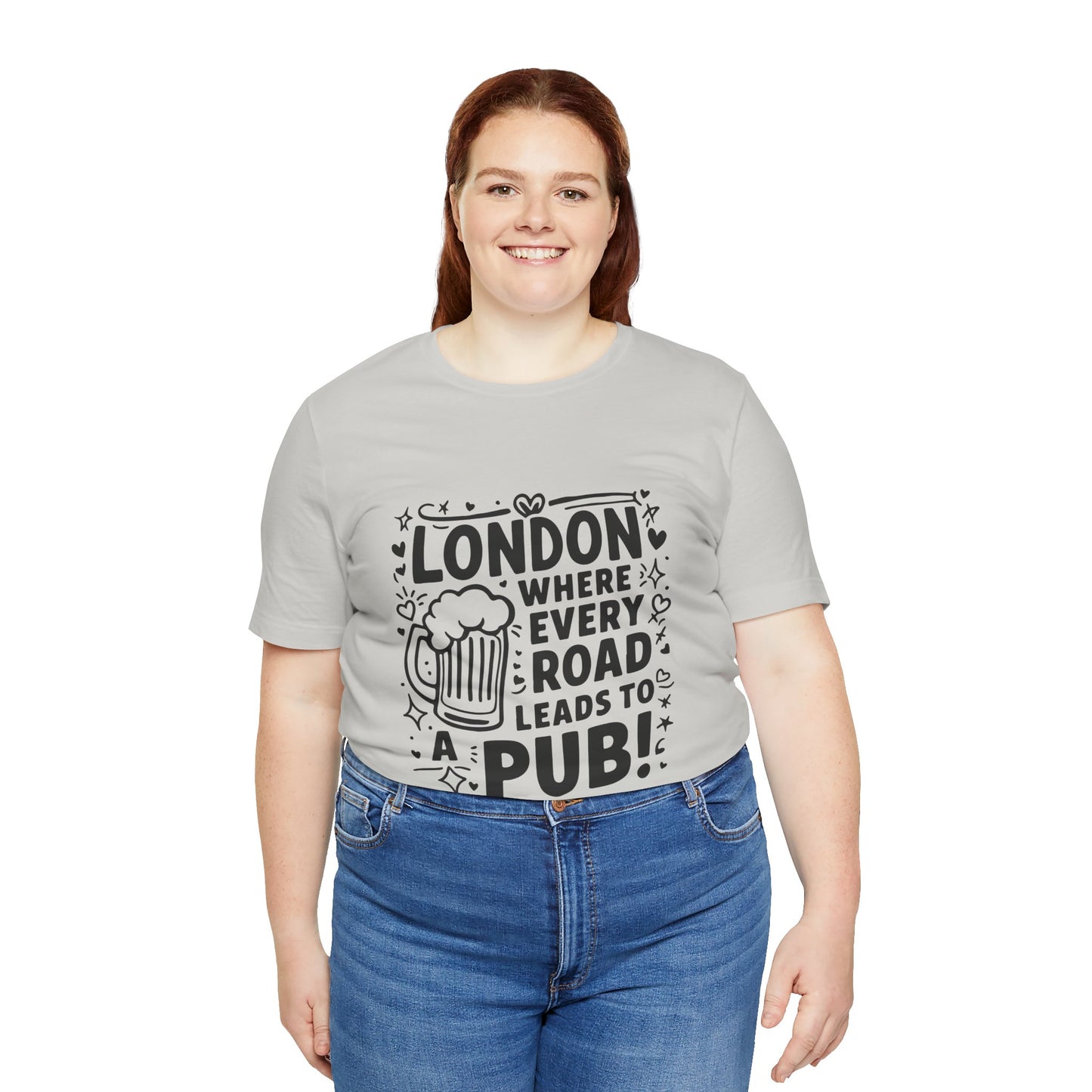 Unisex Jersey Short Sleeve Tee - London's Pub Leading Road