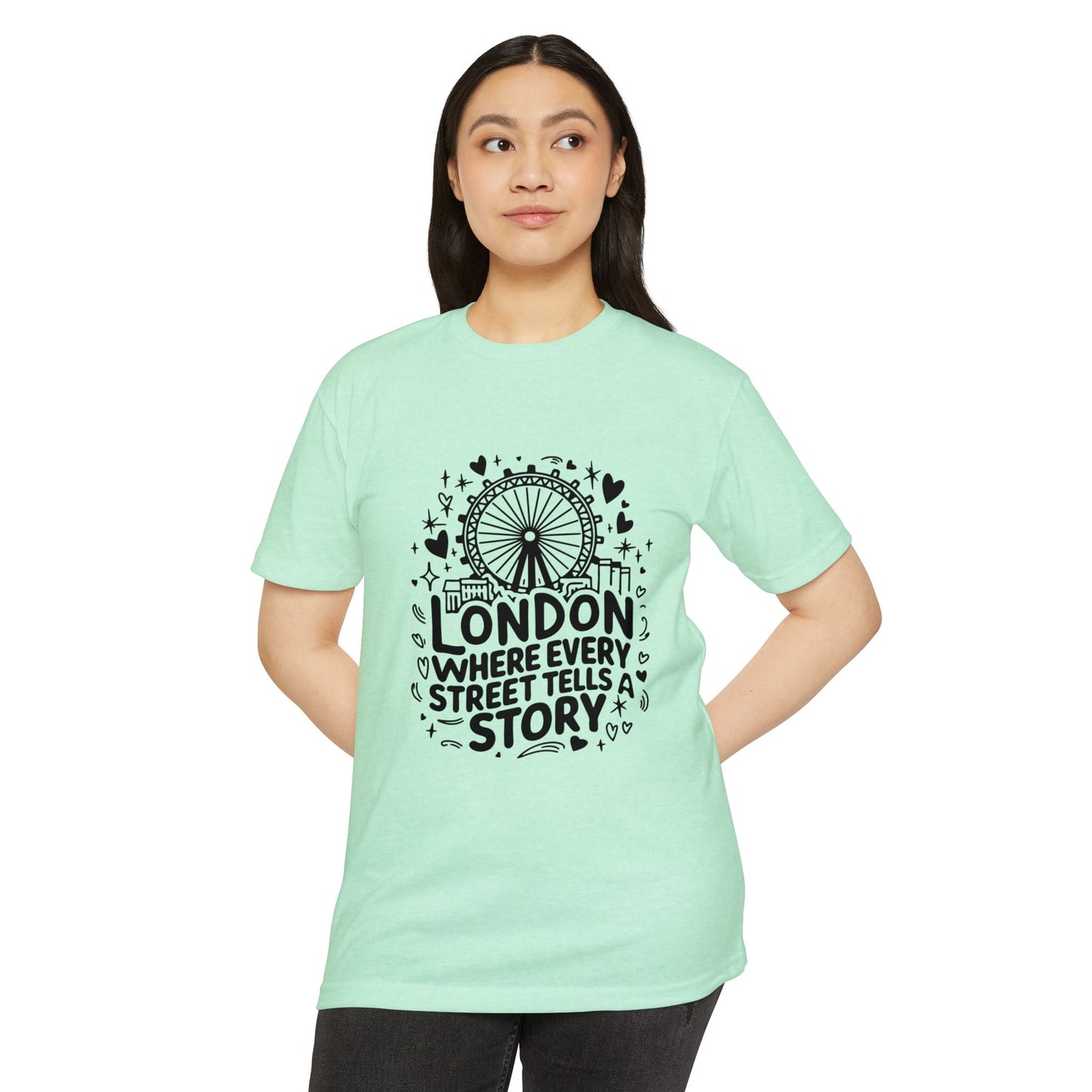 Unisex CVC Jersey T-shirt - London's Story Telling Streets