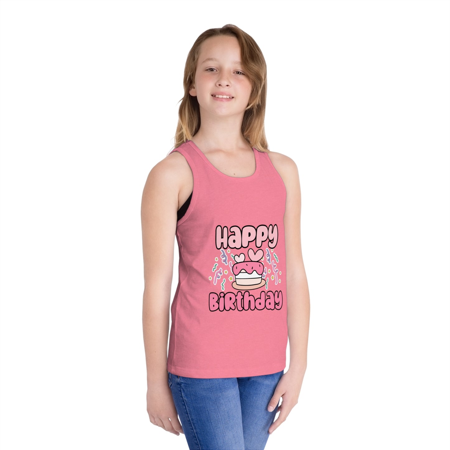 Kids' Happy Birthday Jersey Tank Top