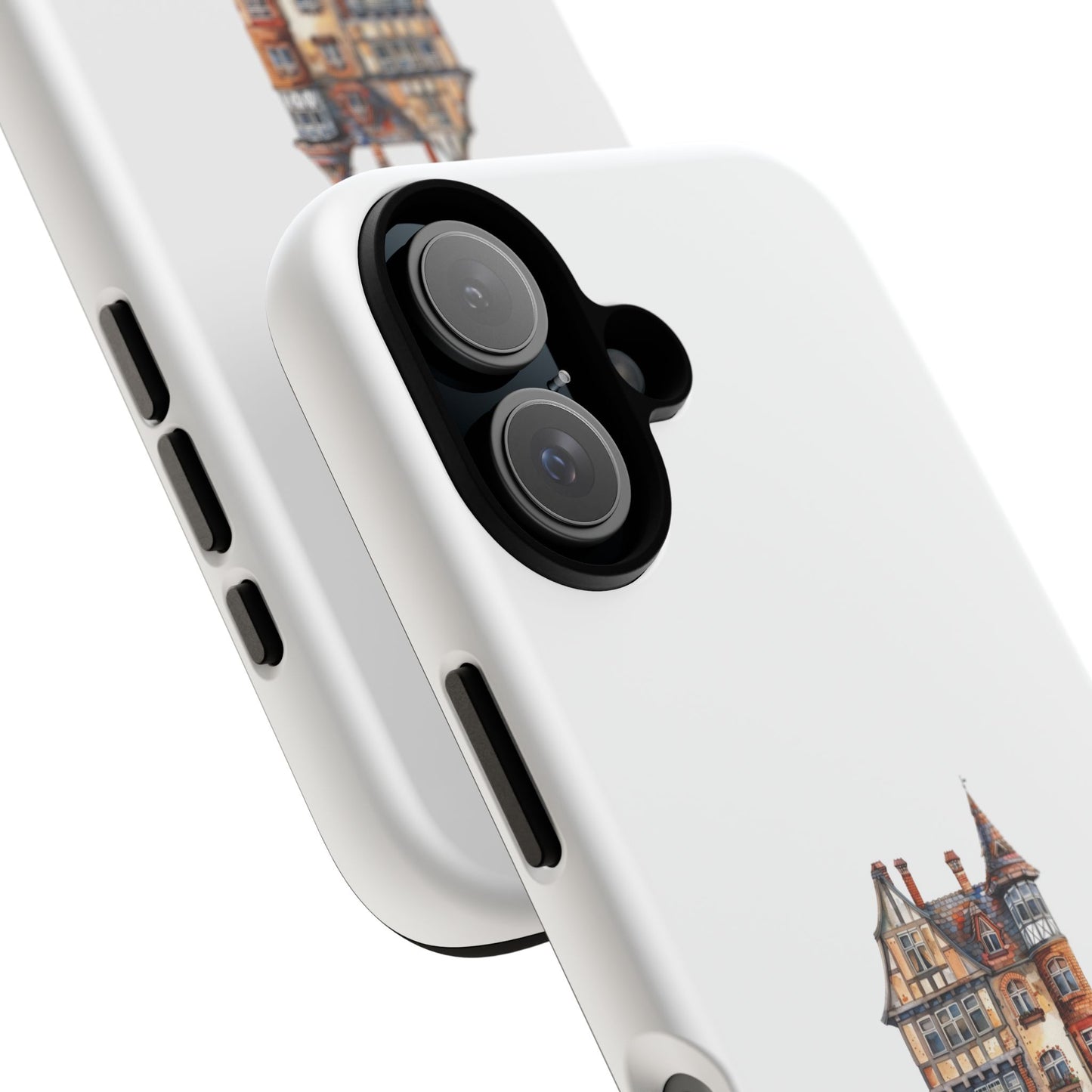 Artistic Phone Case with Vintage House Design