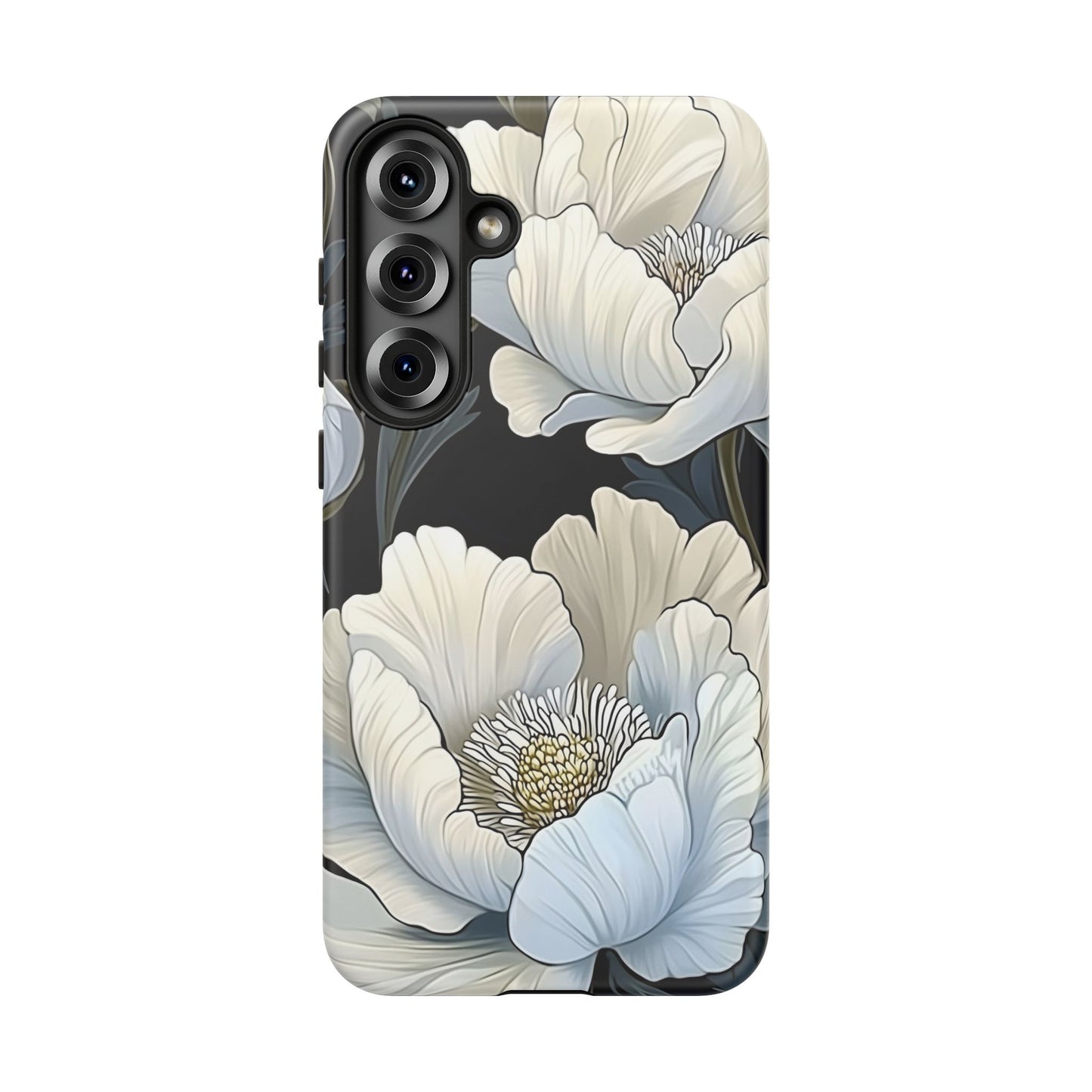 Floral Phone Case, Tough Cases for Women, Stylish Phone Cover, Floral Design Phone Protector, Nature Inspired Tech Accessories