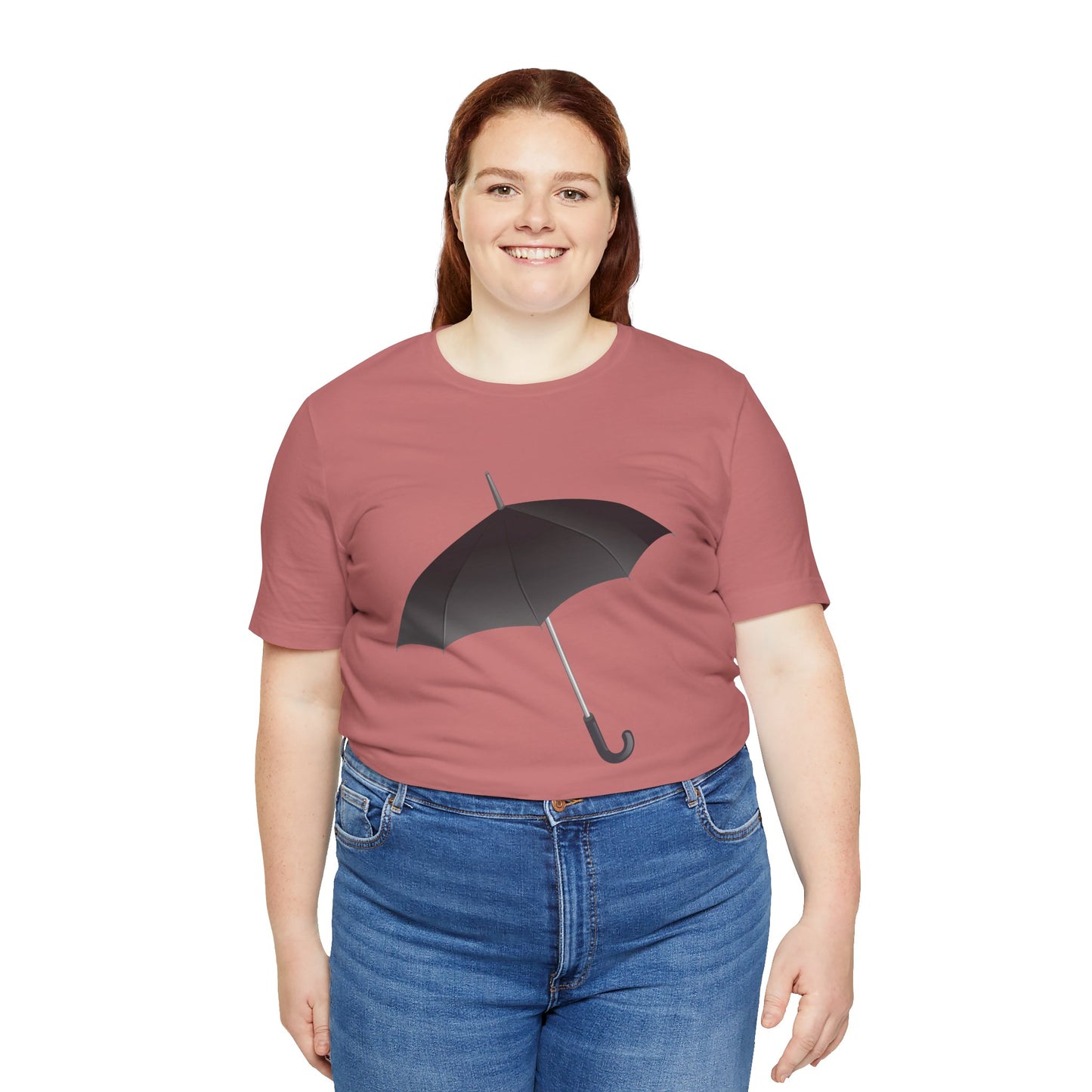 Unisex Jersey Short Sleeve Tee - Regal Royal Umbrella - Elegant and Majestic
