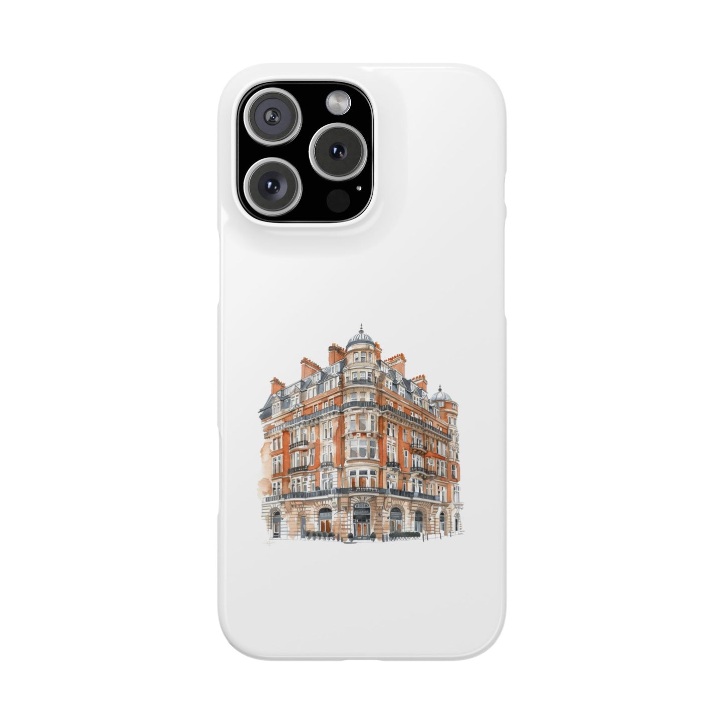 Chic Architectural Slim Phone Cases, Stylish Phone Covers, Unique Cityscape Cases, Gift for Urban Lovers, Trendy Smartphone Accessories
