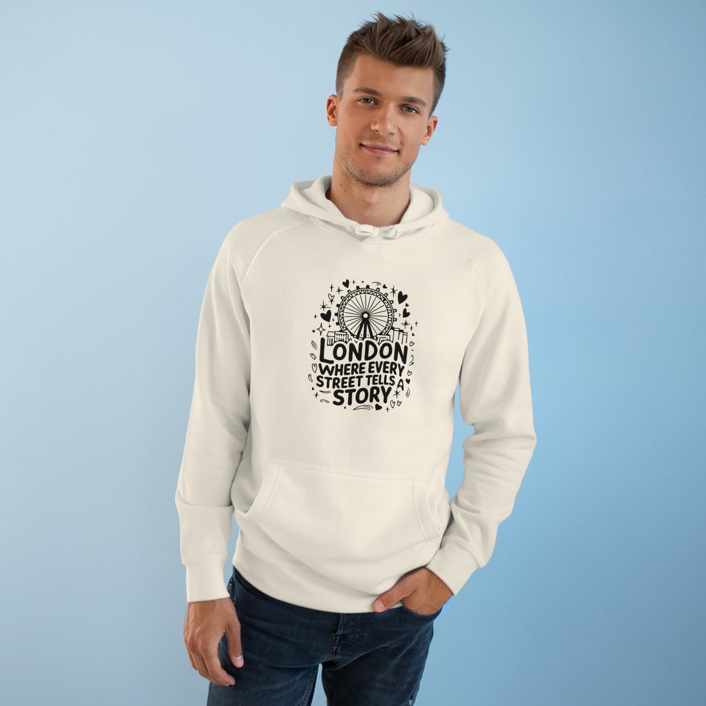 Versatile Unisex Hoodie - London's Story Telling Streets